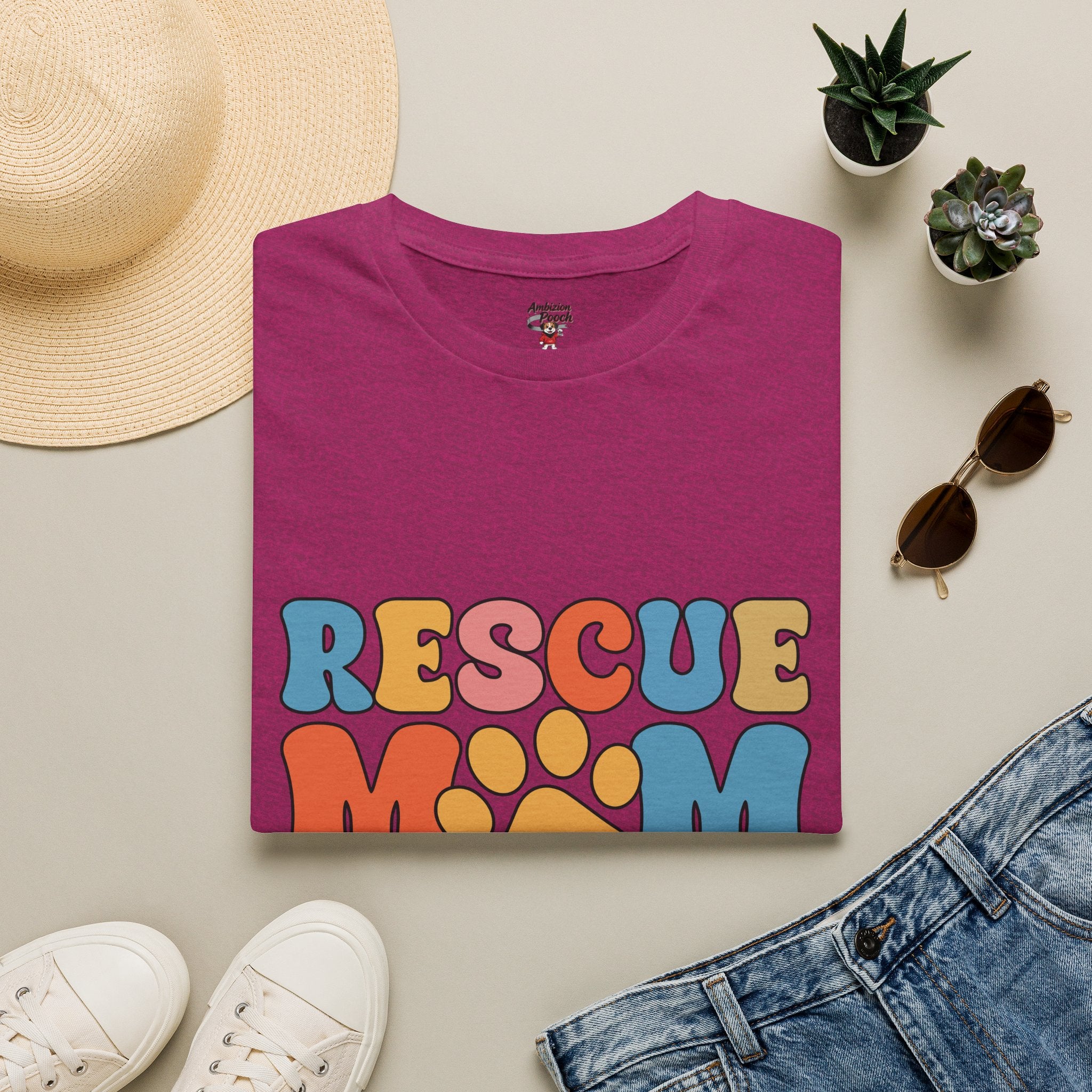 Rescue Mom Unisex Softstyle T-Shirt
