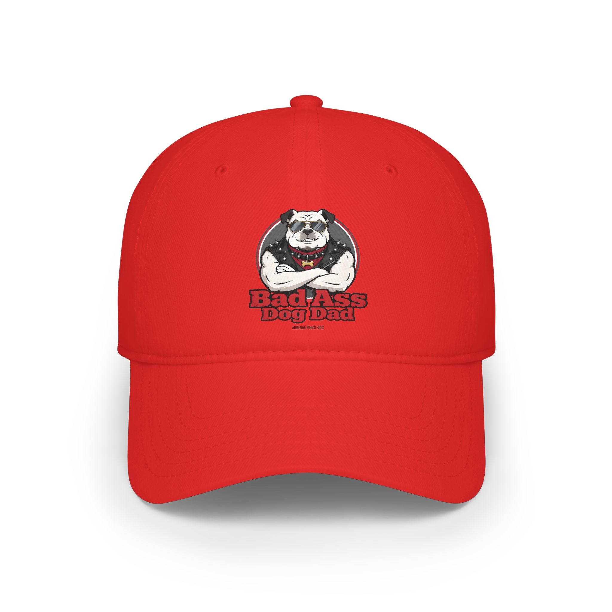 Bad Ass Dog Dad Low Profile Baseball Cap