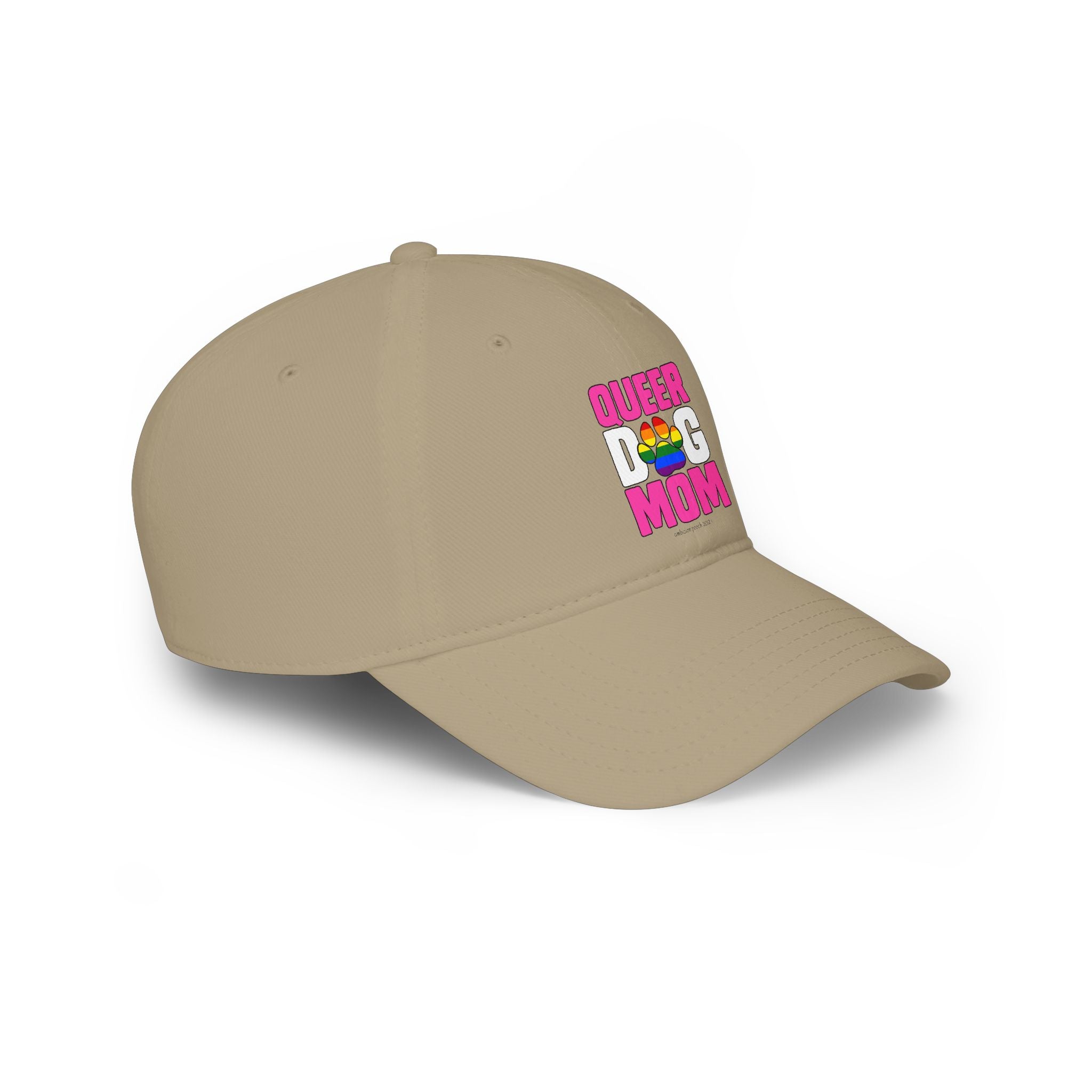 Queer Dog Mom Low Profile Baseball Cap