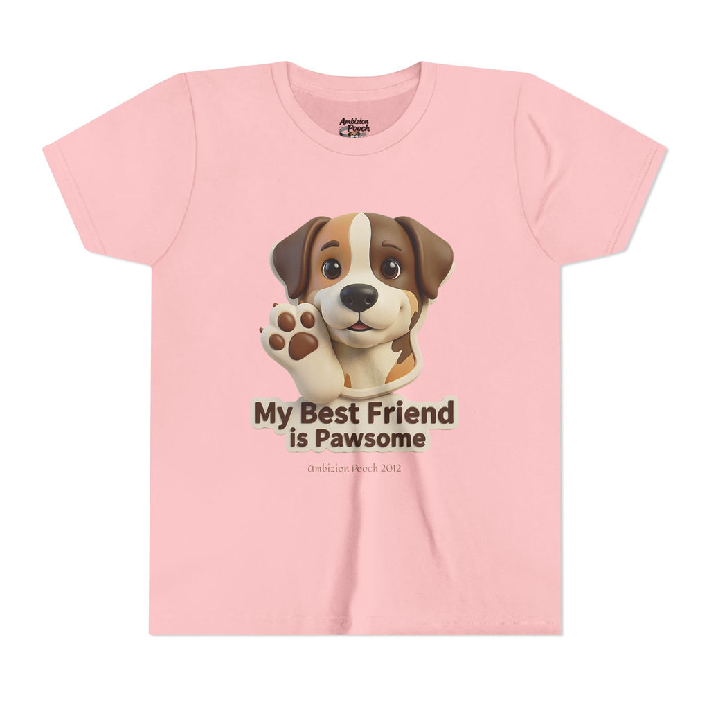 "My Best Friend is Pawsome" Kids Tee