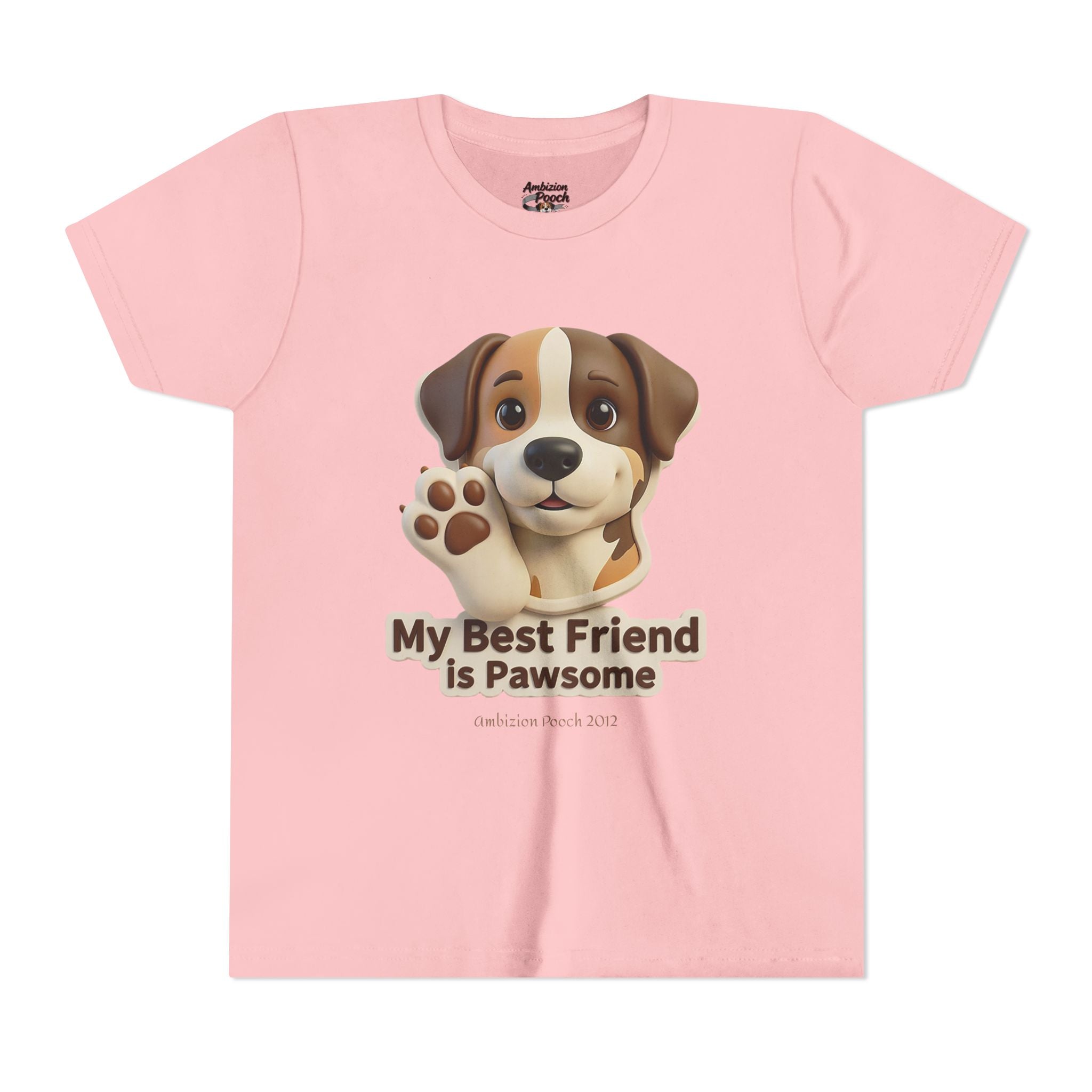 "My Best Friend is Pawsome" Kids Tee