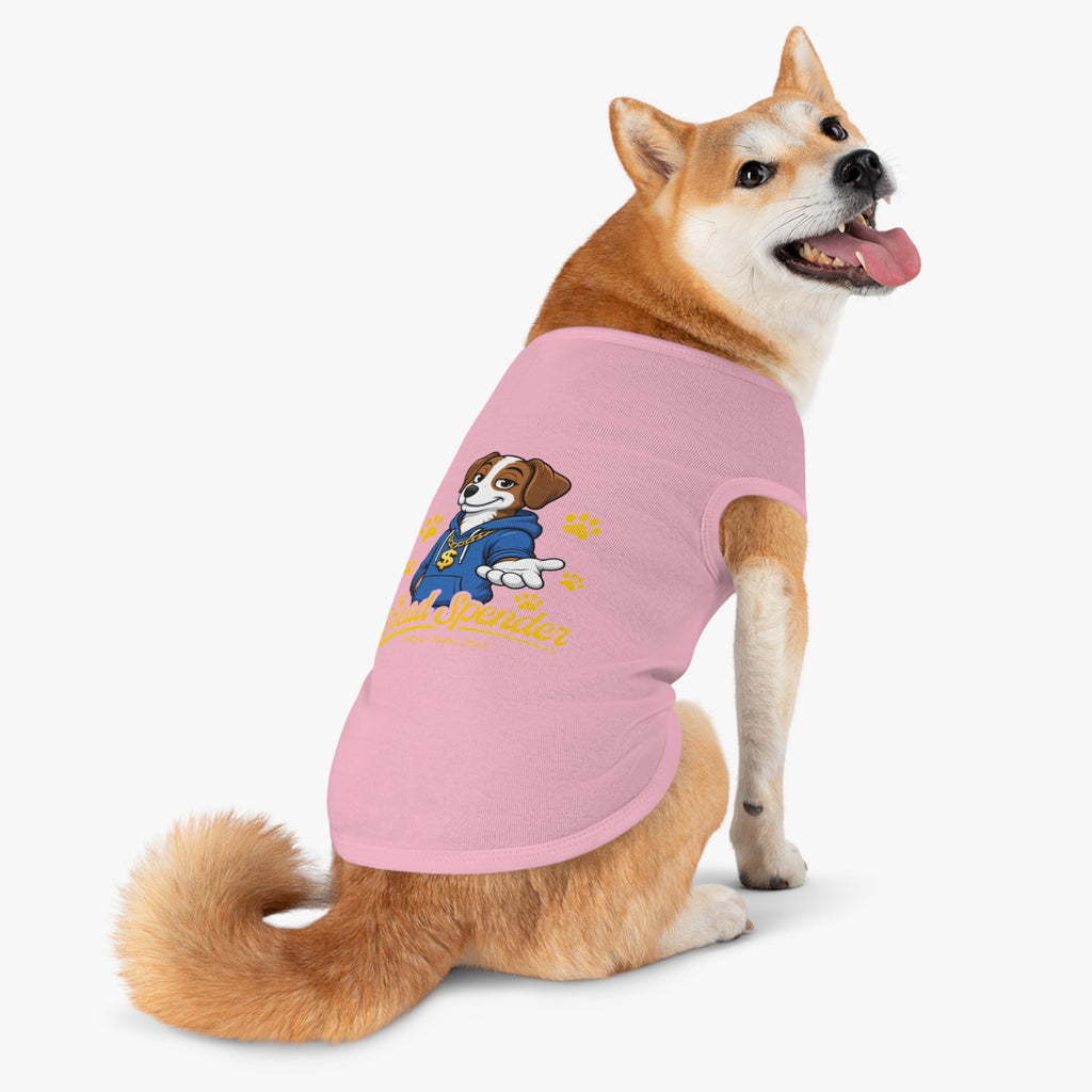 "Bread Spender" Doggy Tank Top — "Breadwinner" (Pet & Parent Matching)