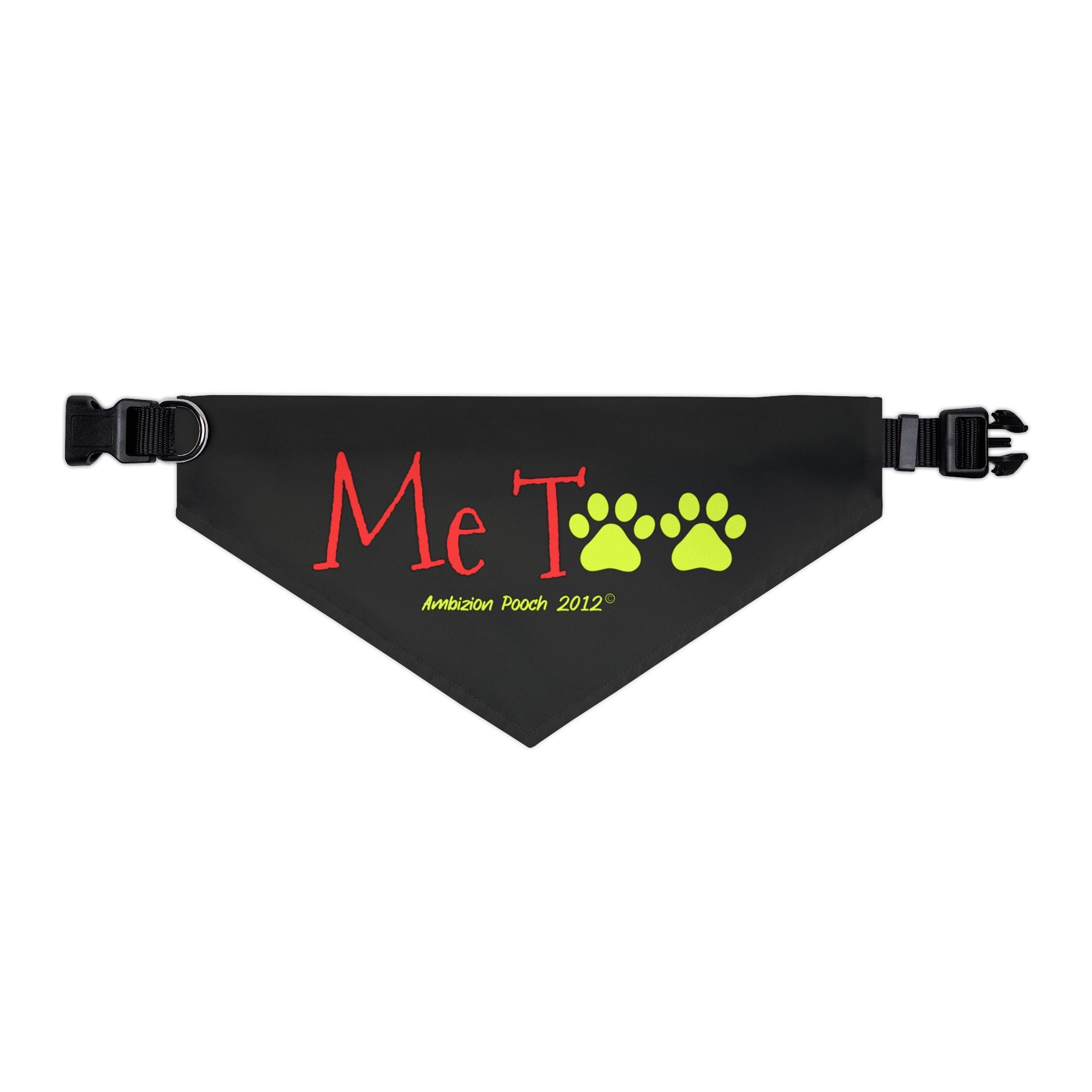 Pet Bandana Collar — Doggy Me Too "I Need Emotional Support" Matching Pet & Parent