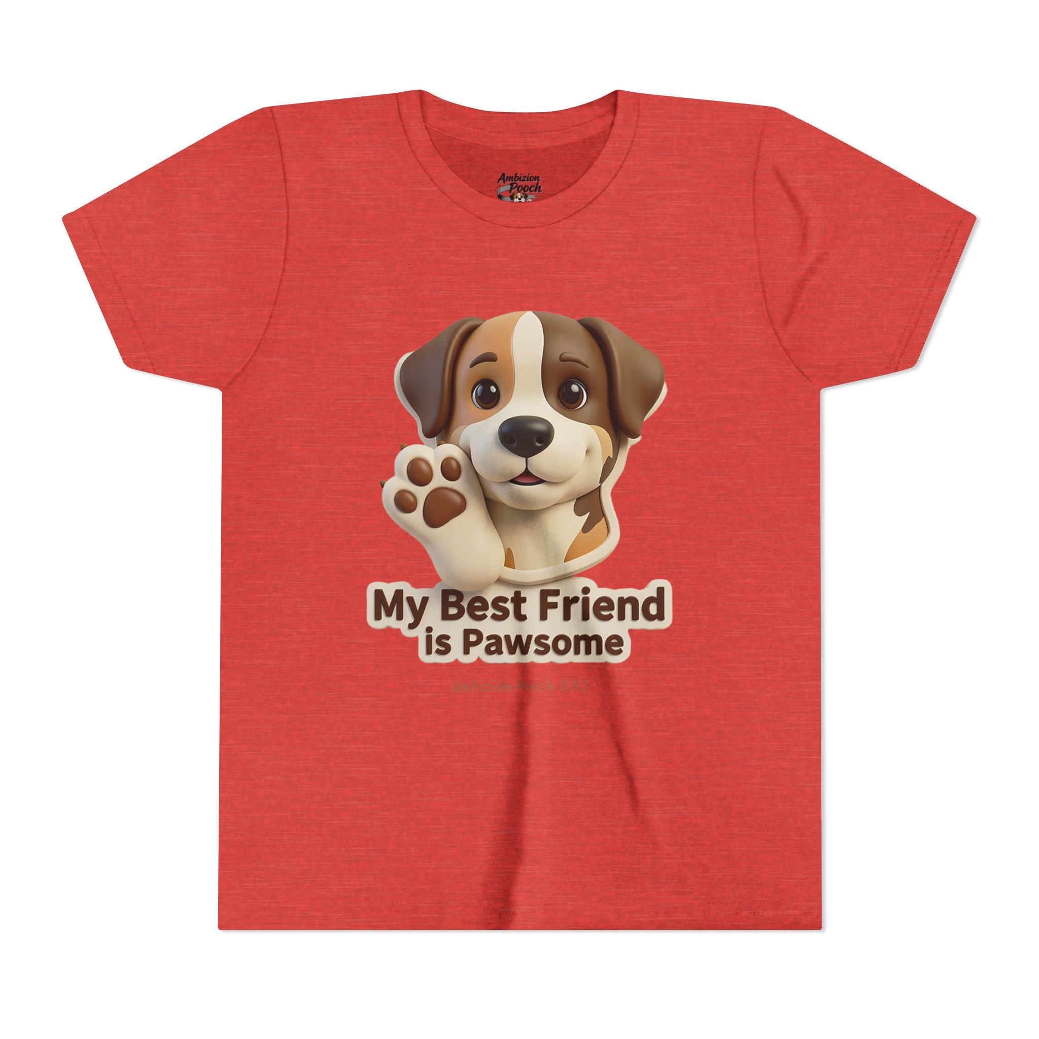 "My Best Friend is Pawsome" Kids Tee