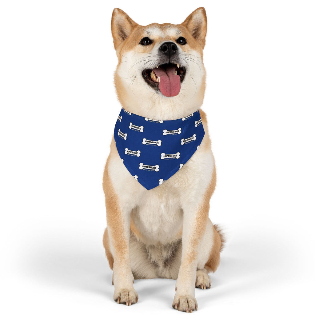 Humpaholic Pet Bandana Collar Blue