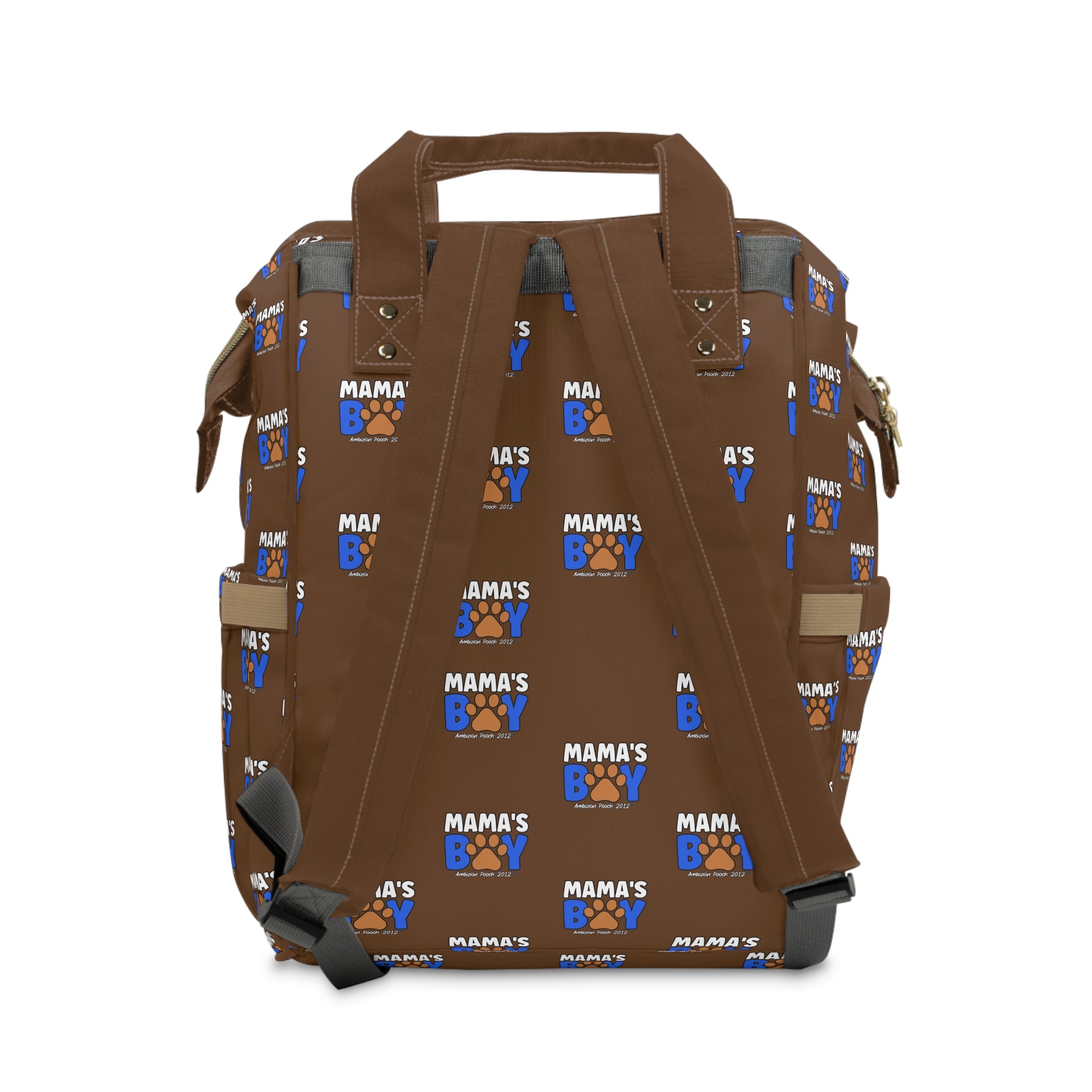 Mama's Boy Puppy/Doggy Multifunctional Backpack Brown