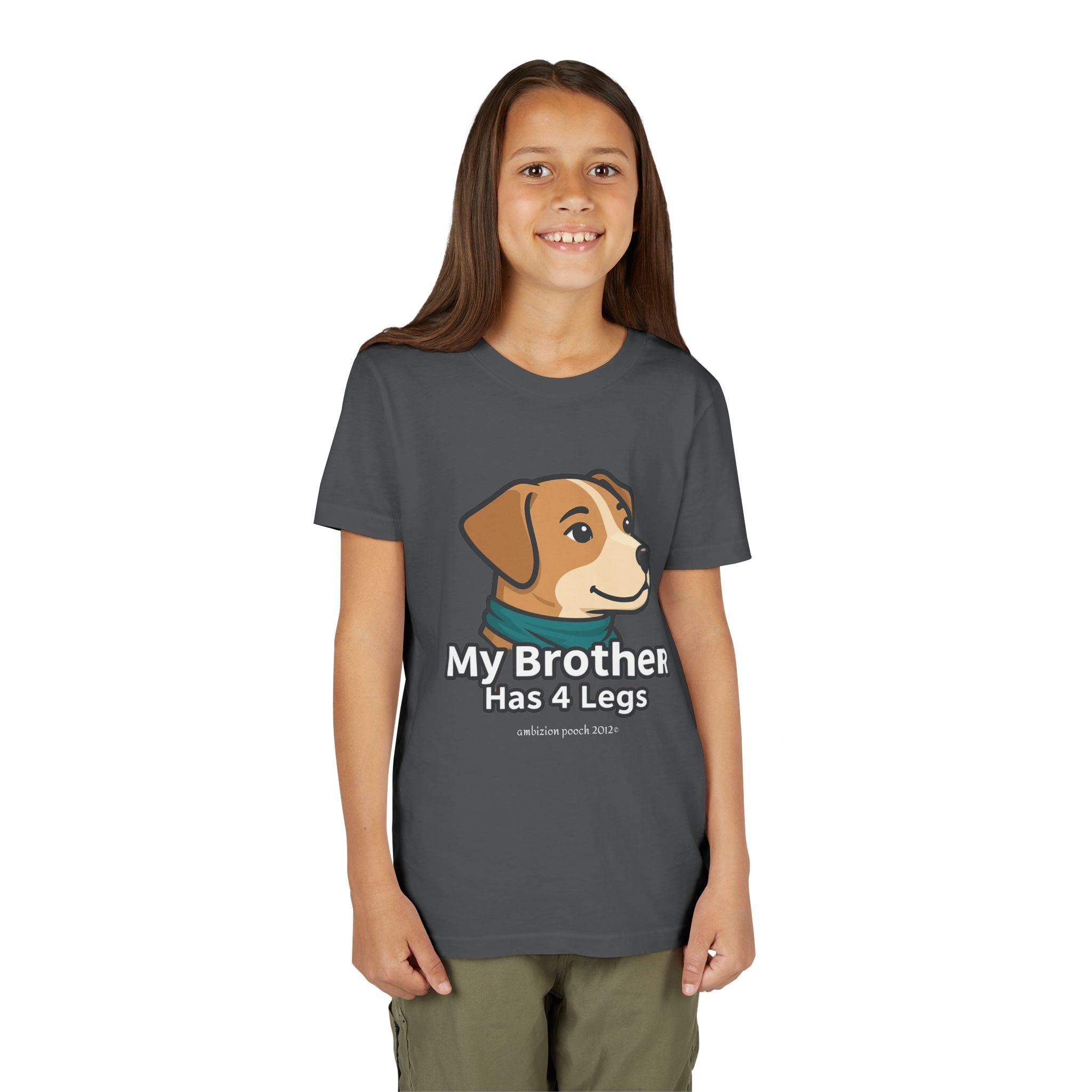 "My Bro Has 4 Legs" Kids Tee