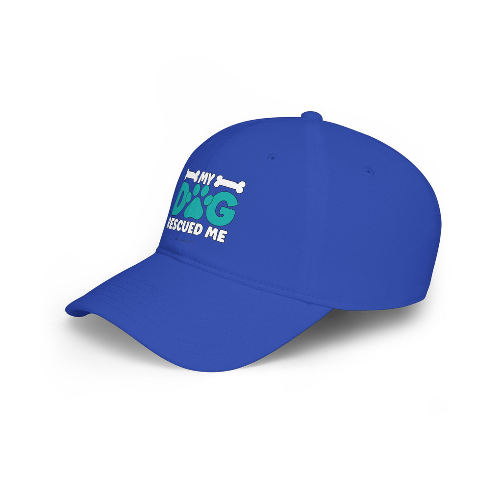 My Dog Rescued Me Low Profile Baseball Cap