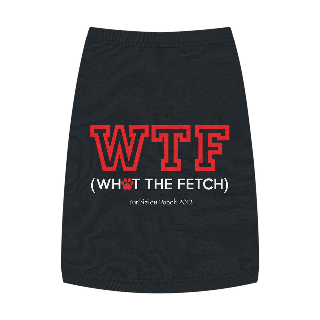 Doggy WTF Tank Top — "WTF" (Pet & Parent Matching)
