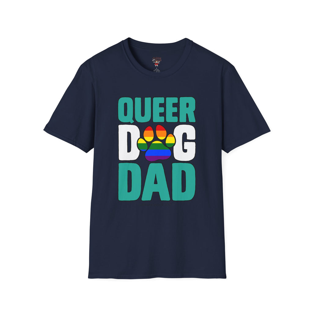 Queer Dog Dad Unisex Softstyle T-Shirt