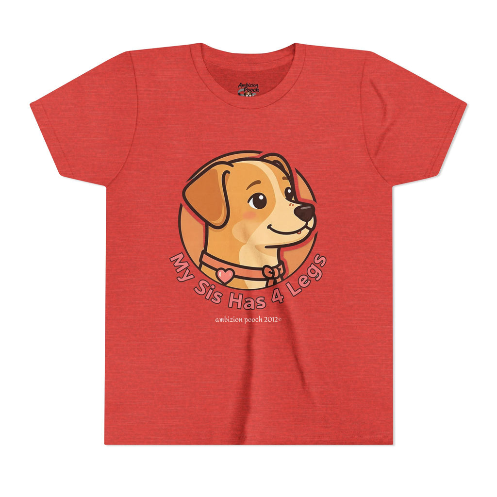 "My Sis Has 4 Legs" Kids Tee