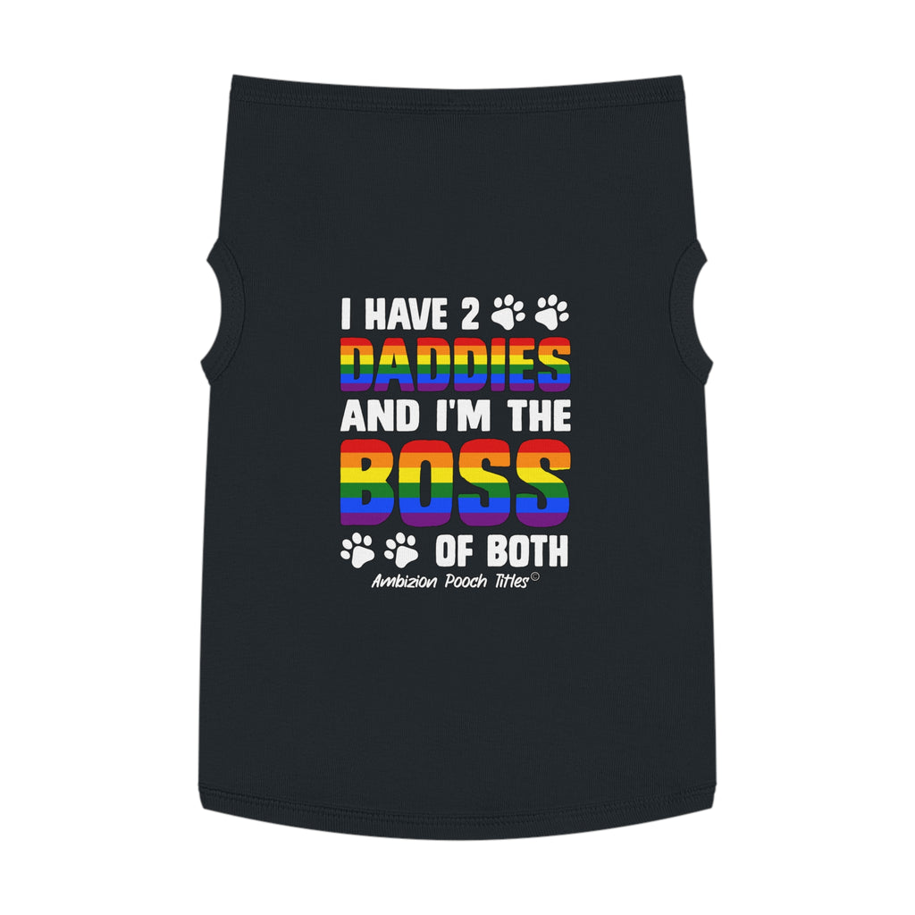I Have 2 Daddies Doggy Tank Top (LGBTQ)