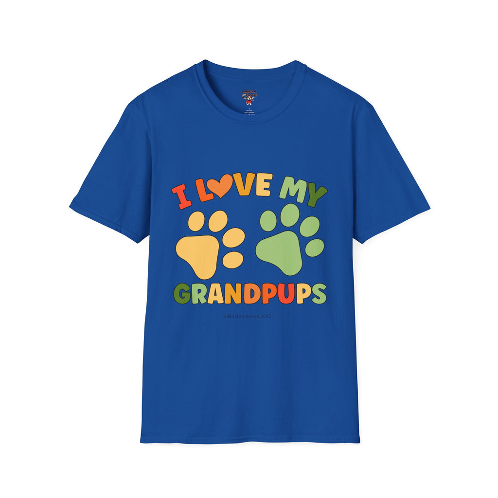 I Love My Grandpups Unisex Softstyle T-Shirt