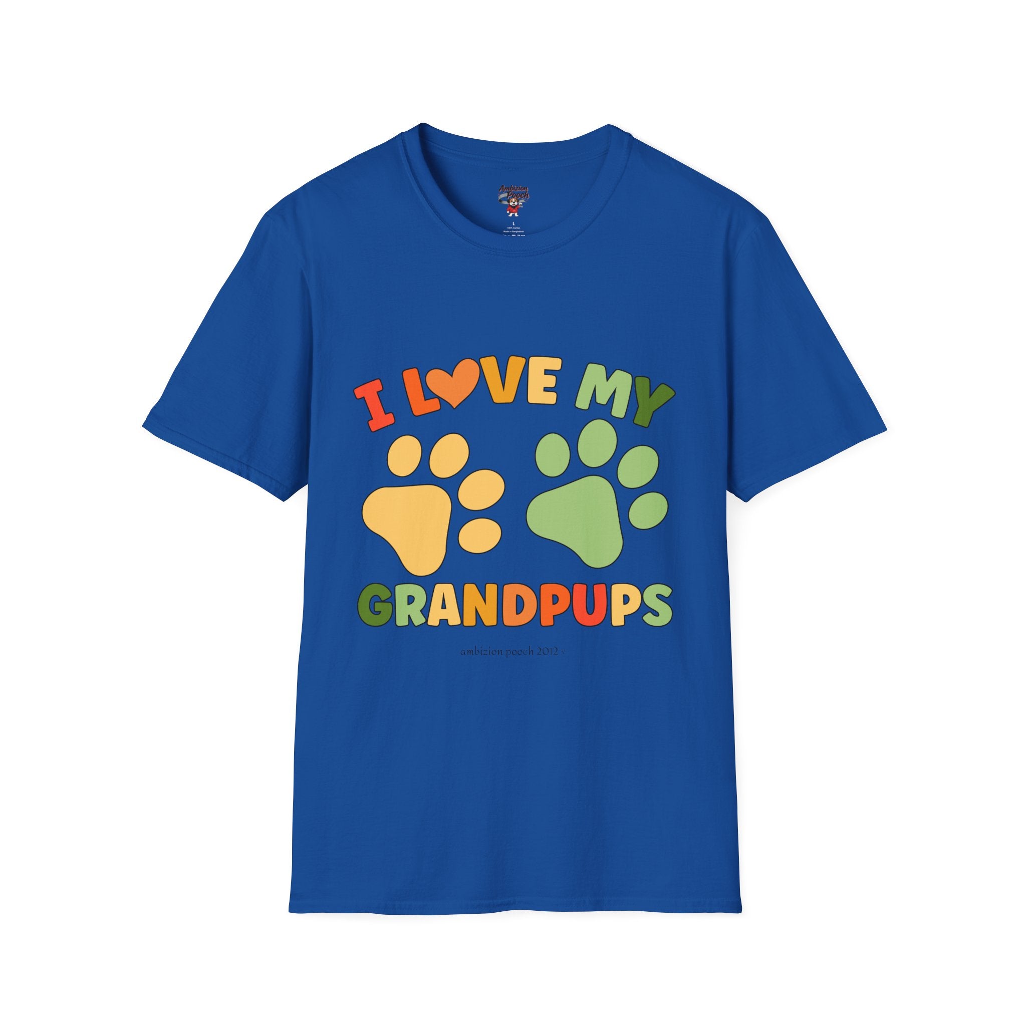 I Love My Grandpups Unisex Softstyle T-Shirt