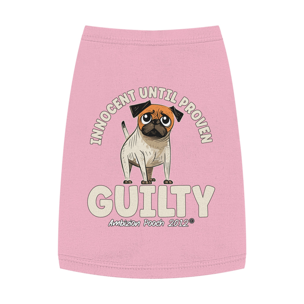 Innocent Until Proven Guilty Doggy Tank Top