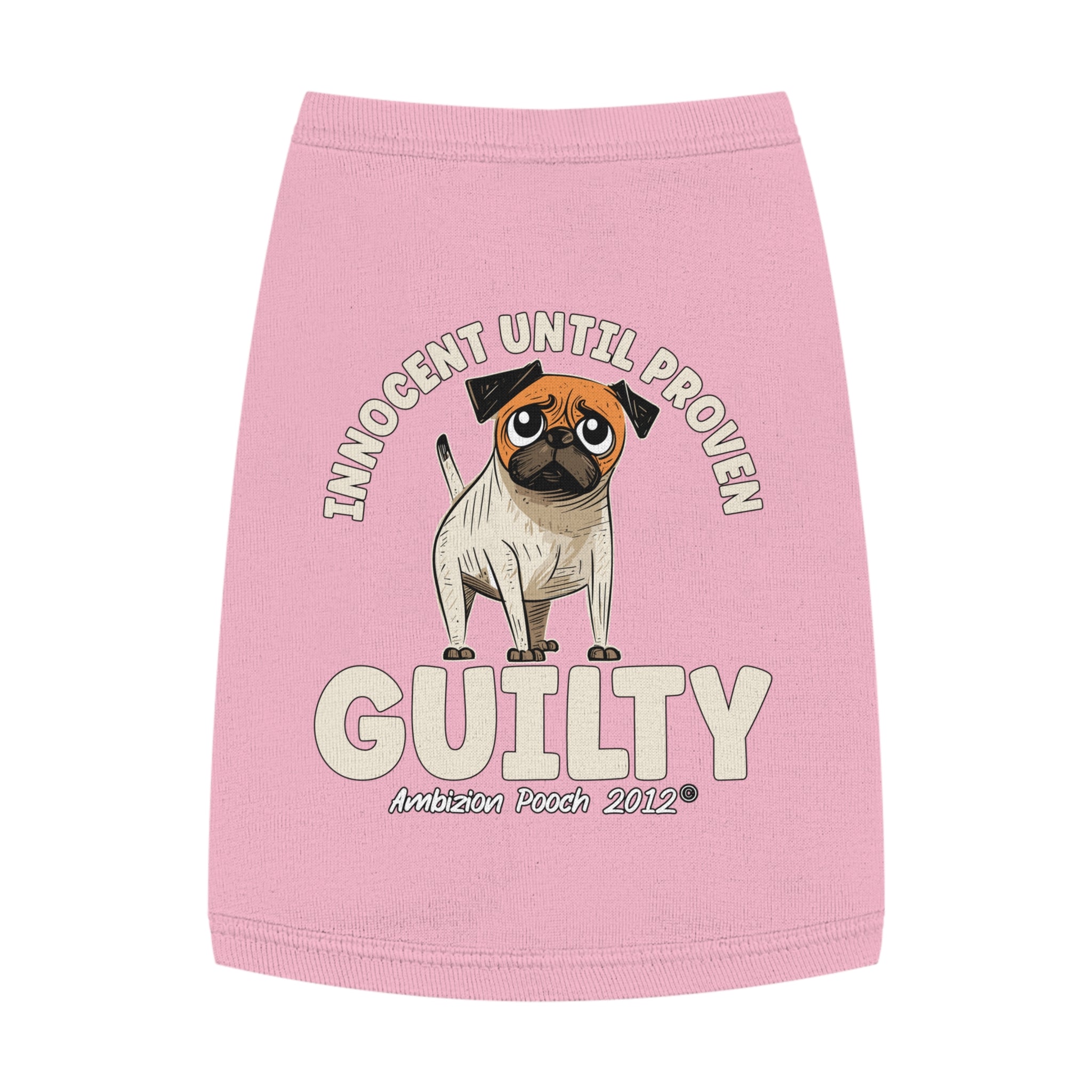 Innocent Until Proven Guilty Doggy Tank Top