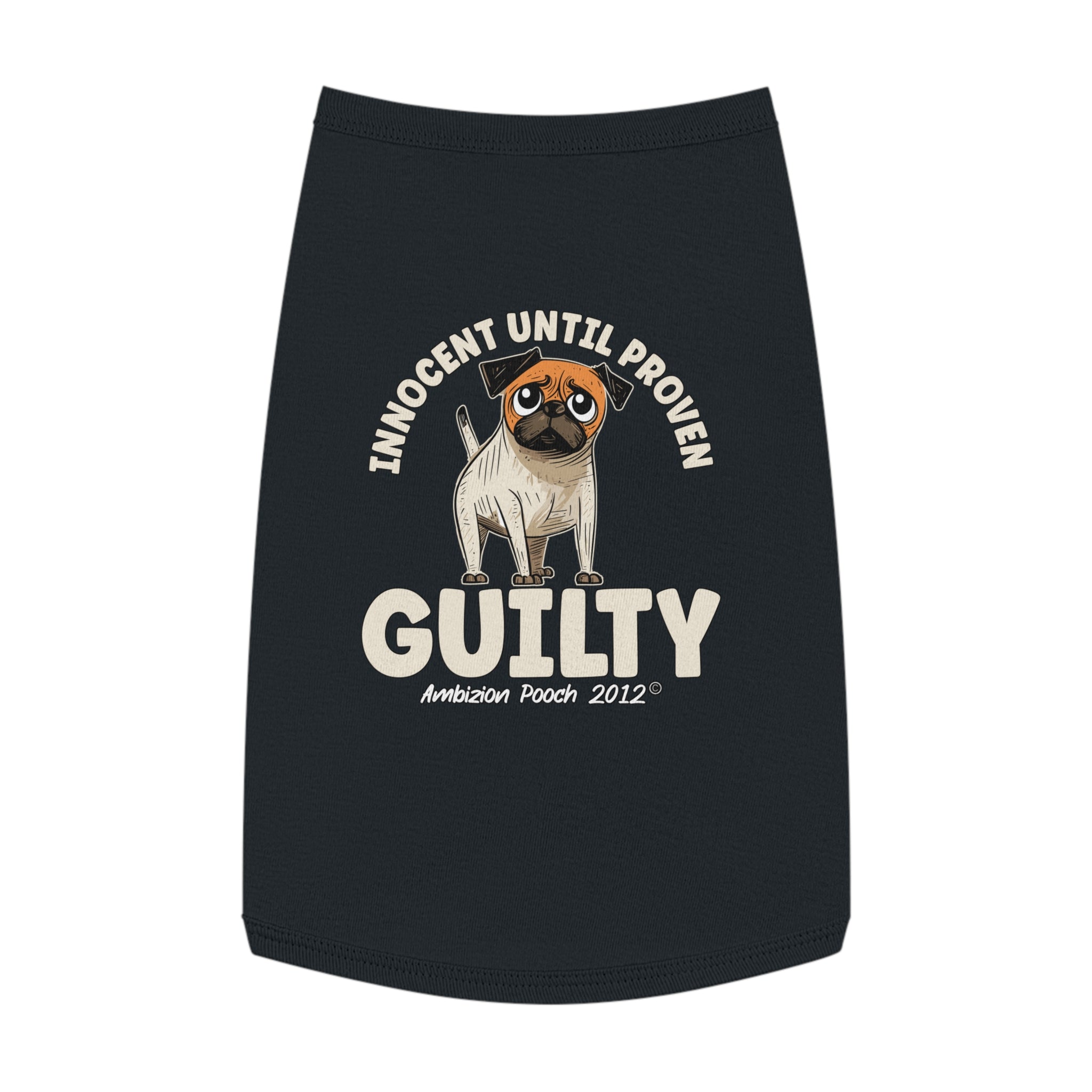 Innocent Until Proven Guilty Doggy Tank Top