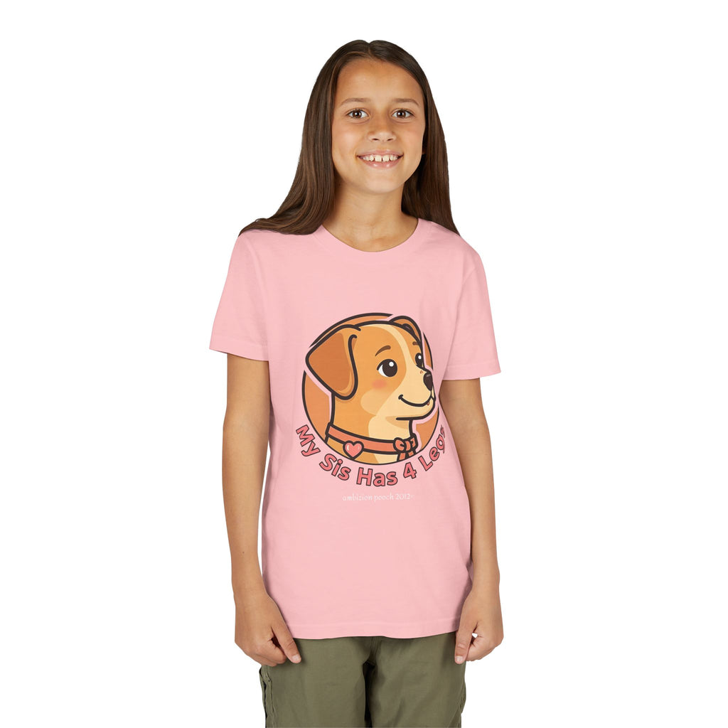 "My Sis Has 4 Legs" Kids Tee