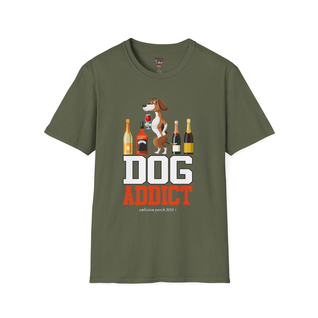 Dog Addict Unisex Softstyle T-Shirt