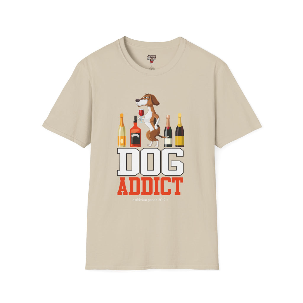 Dog Addict Unisex Softstyle T-Shirt