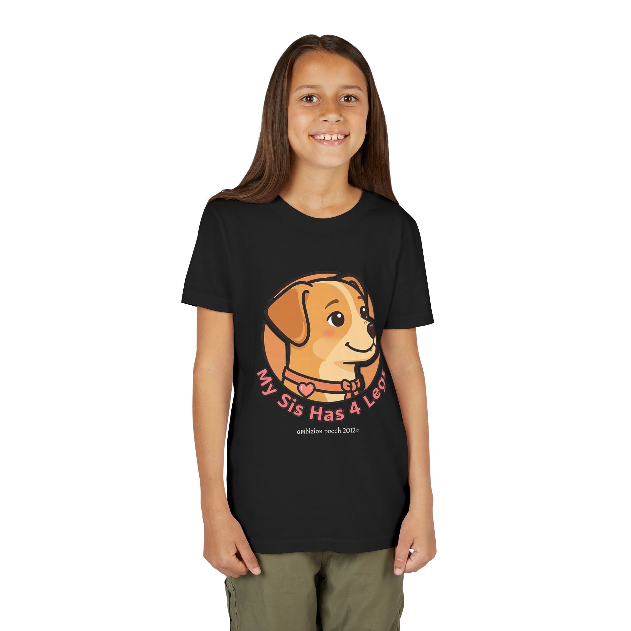 "My Sis Has 4 Legs" Kids Tee
