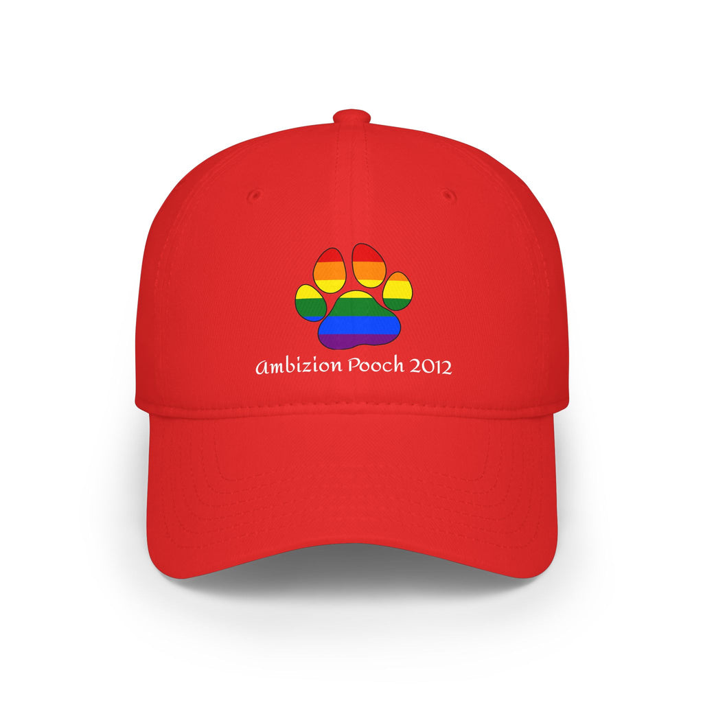 Rainbow Paw Low Profile Baseball Cap (LGBTQ)