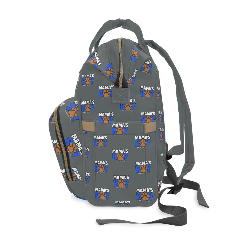 Mama's Boy Puppy/Doggy Multifunctional Backpack Grey