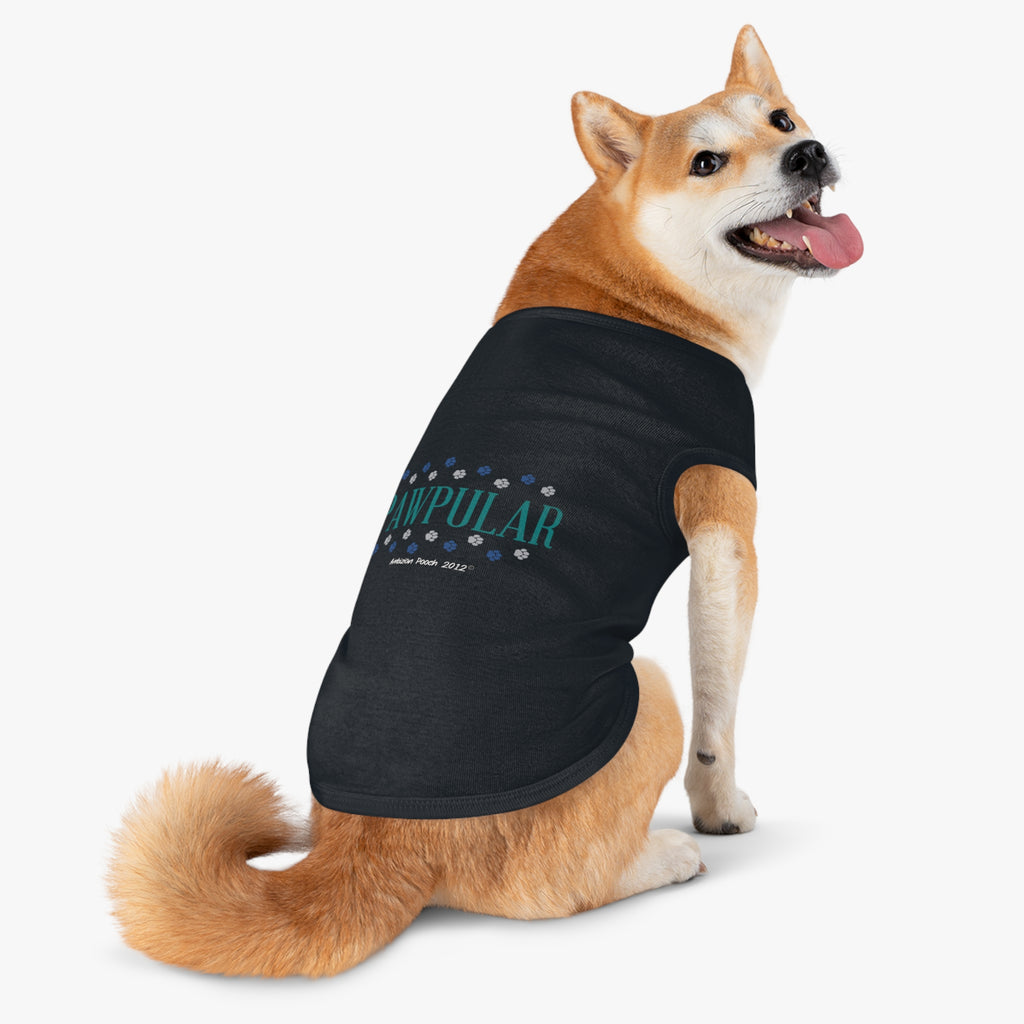 "Pawpular" Doggy Tank Top — "Invisible" (Pet & Parent Matching)