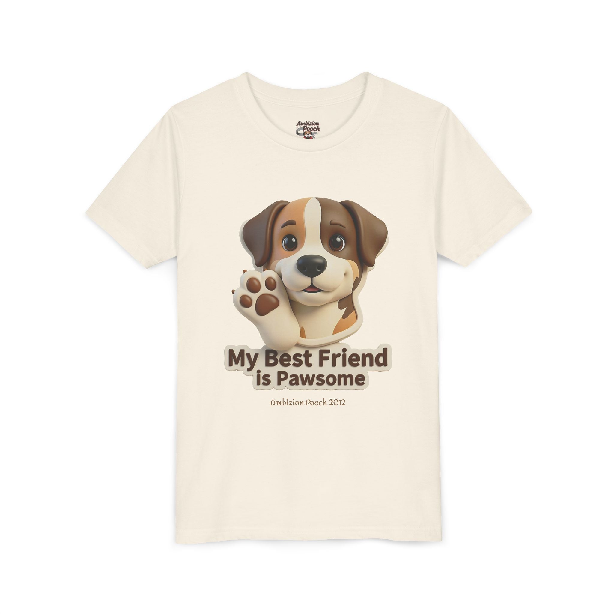 "My Best Friend is Pawsome" Kids Tee
