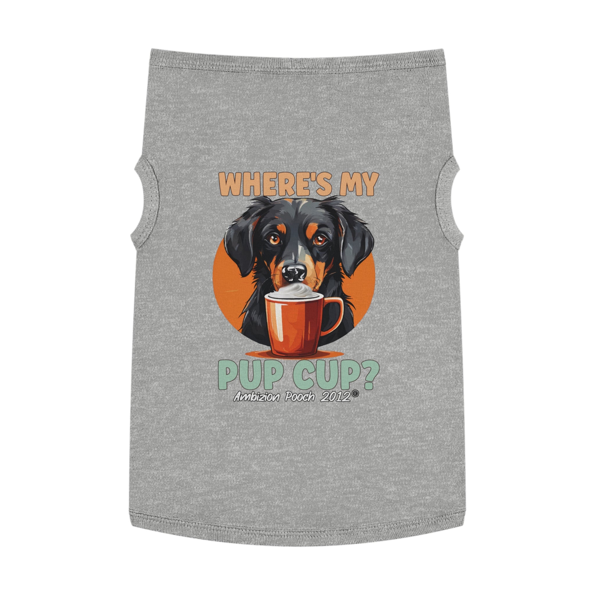 Where's My Pup Cup? Doggy Tank Top