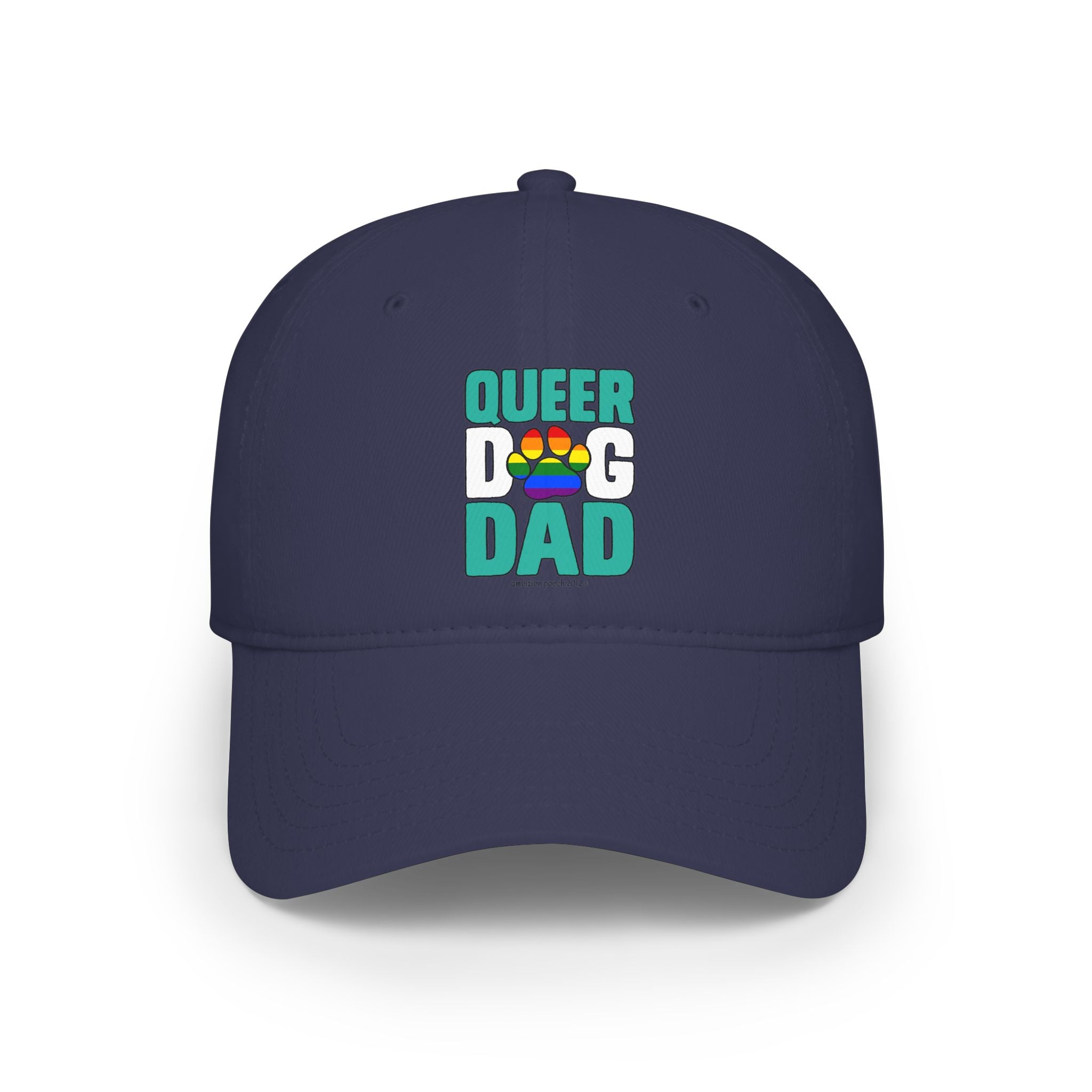 Queer Dog Dad Low Profile Baseball Cap