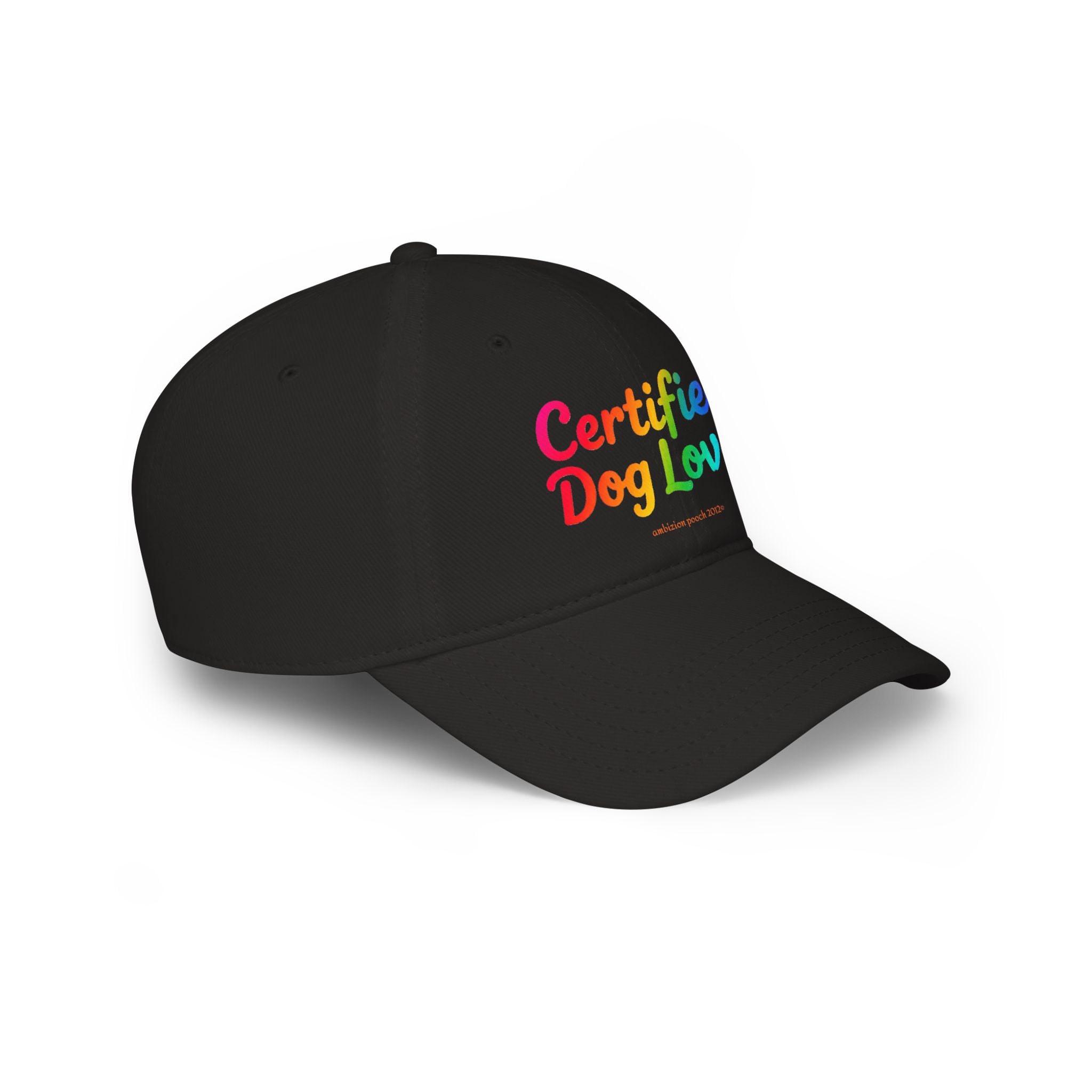 Certified Dog Lover Low Profile Baseball Cap