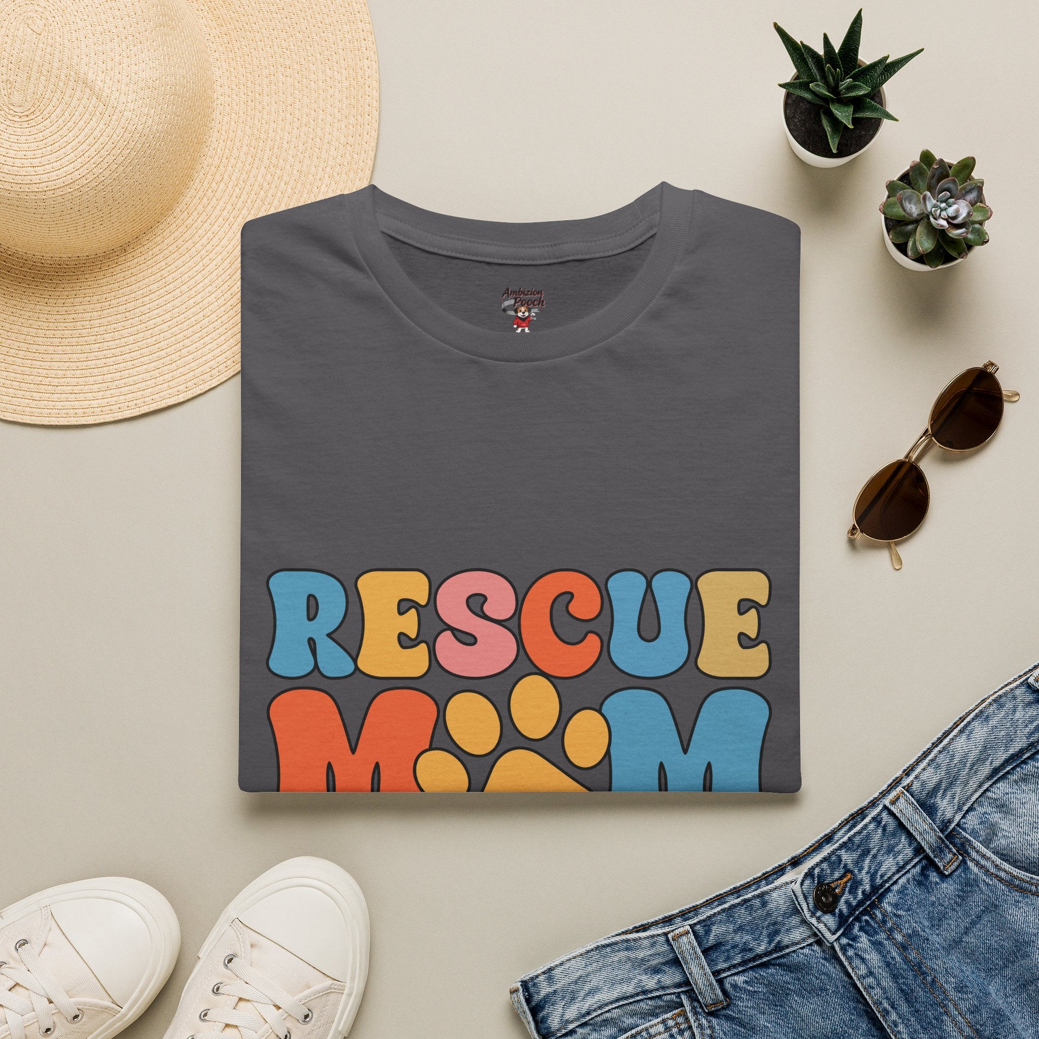 Rescue Mom Unisex Softstyle T-Shirt