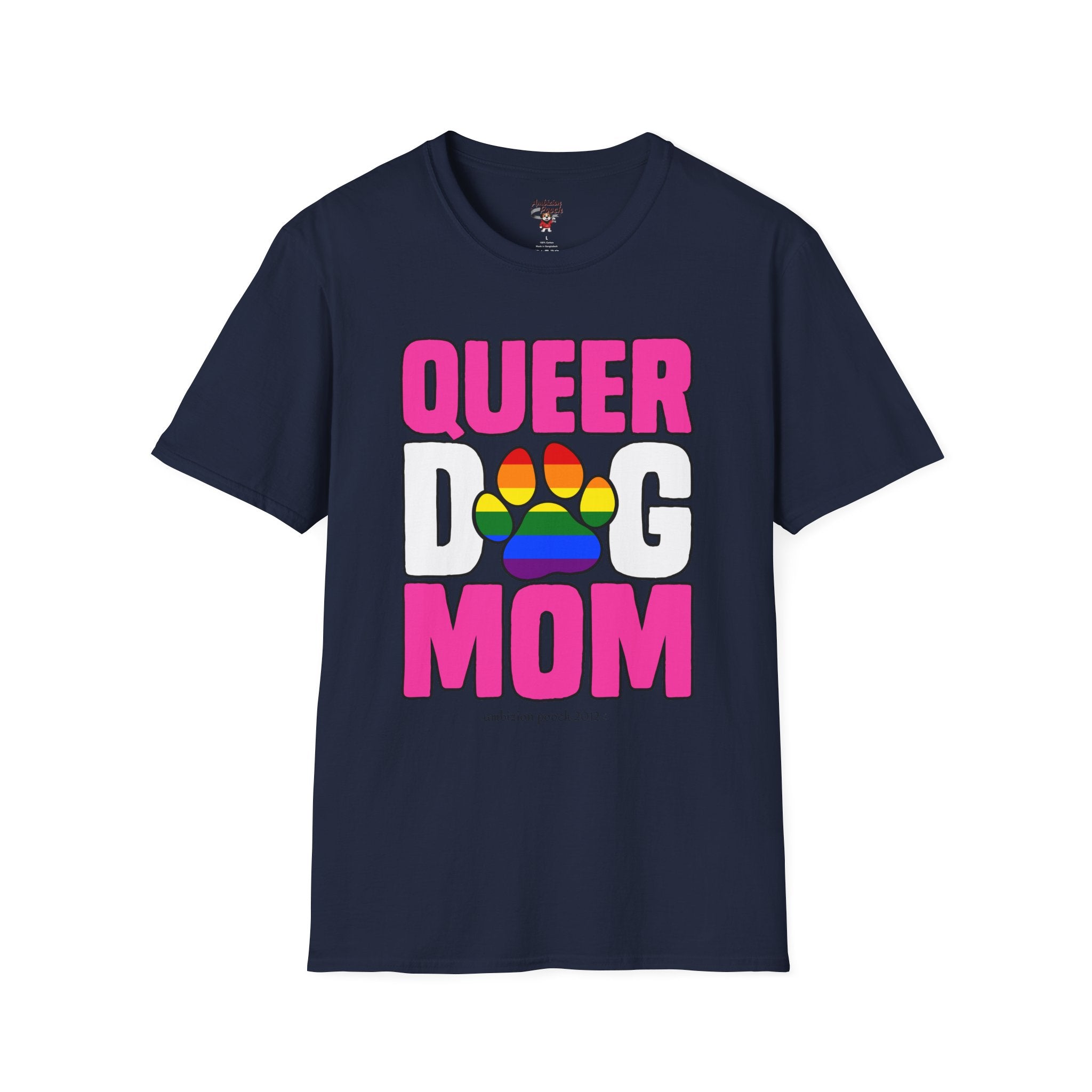 Queer Dog Mom Unisex Softstyle T-Shirt