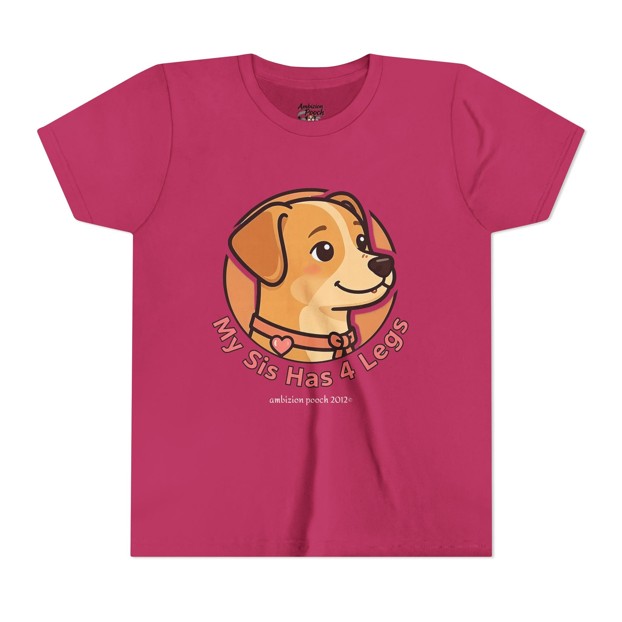 "My Sis Has 4 Legs" Kids Tee