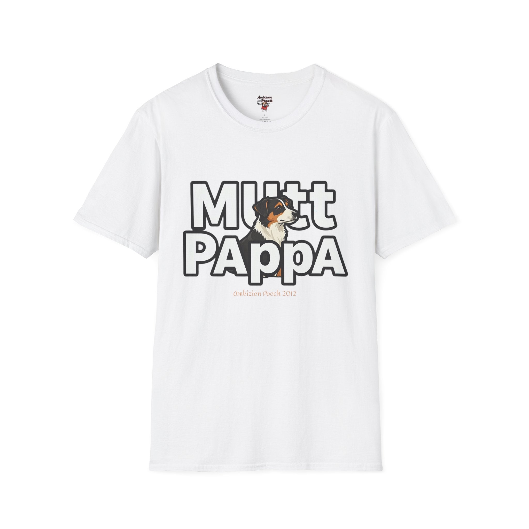 Mutt Pappa Unisex Softstyle T-Shirt (All Dogs)