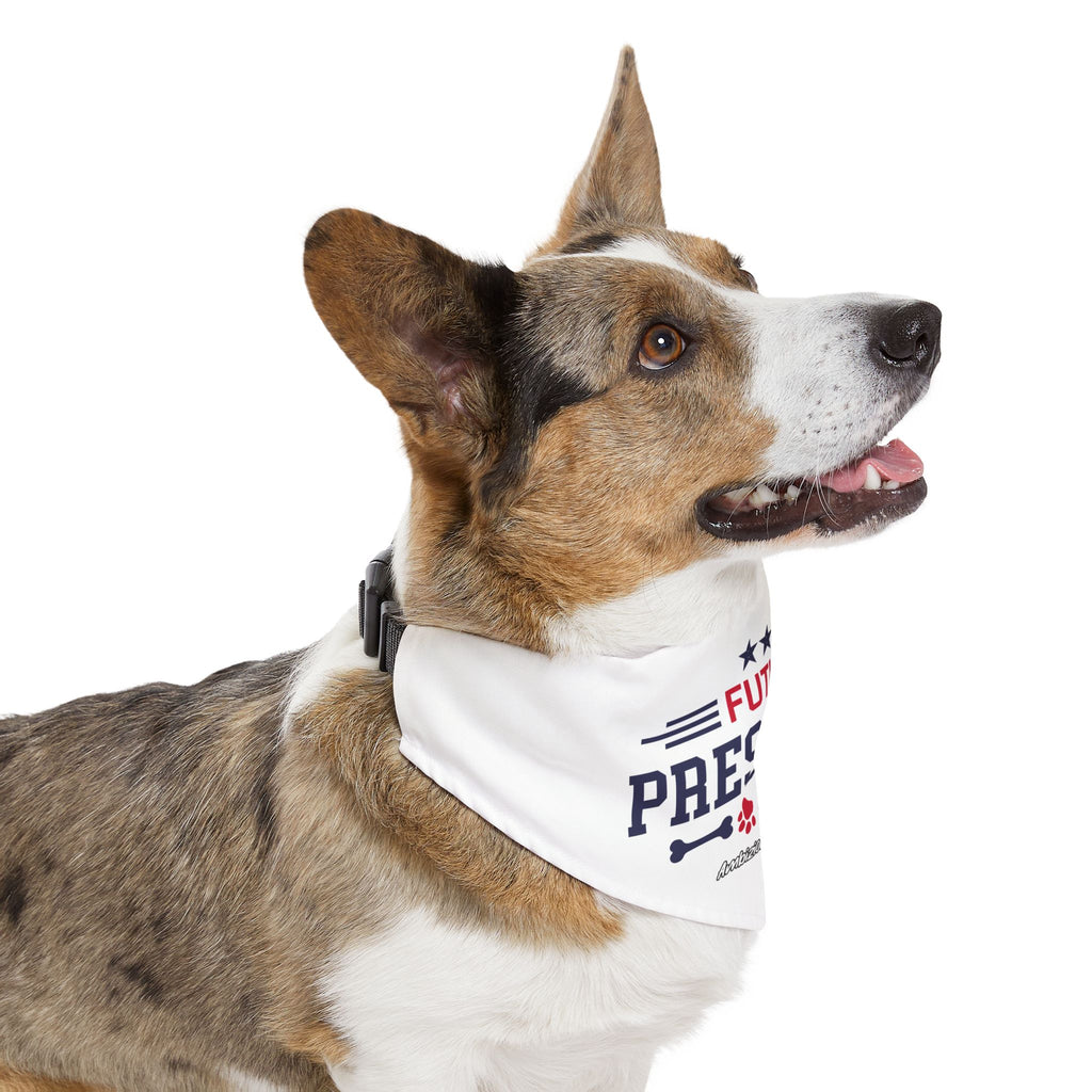 "Future President" Pet Bandana Collar — Doggy Parent "Future Vice President" Matching Pet & Parent