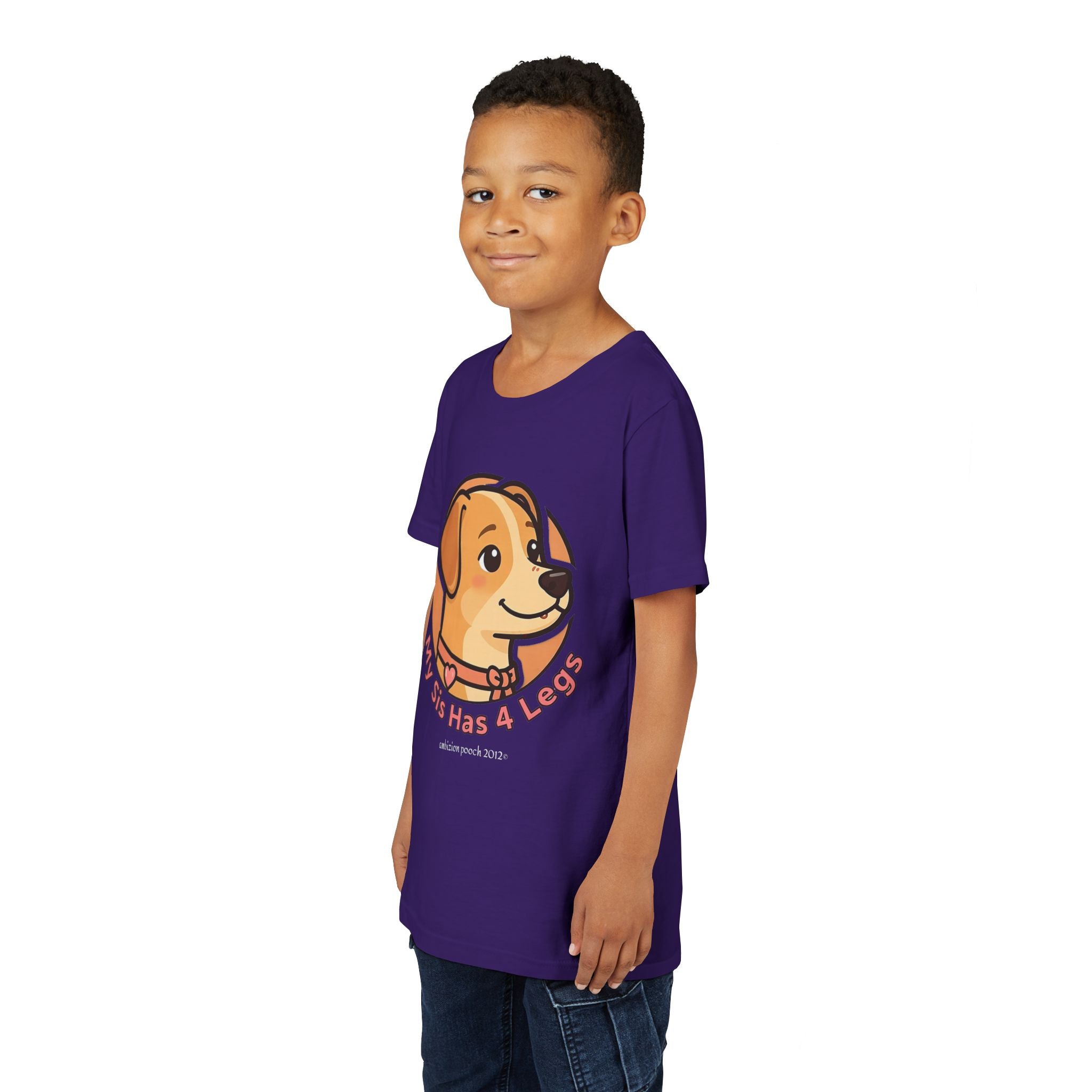 "My Sis Has 4 Legs" Kids Tee