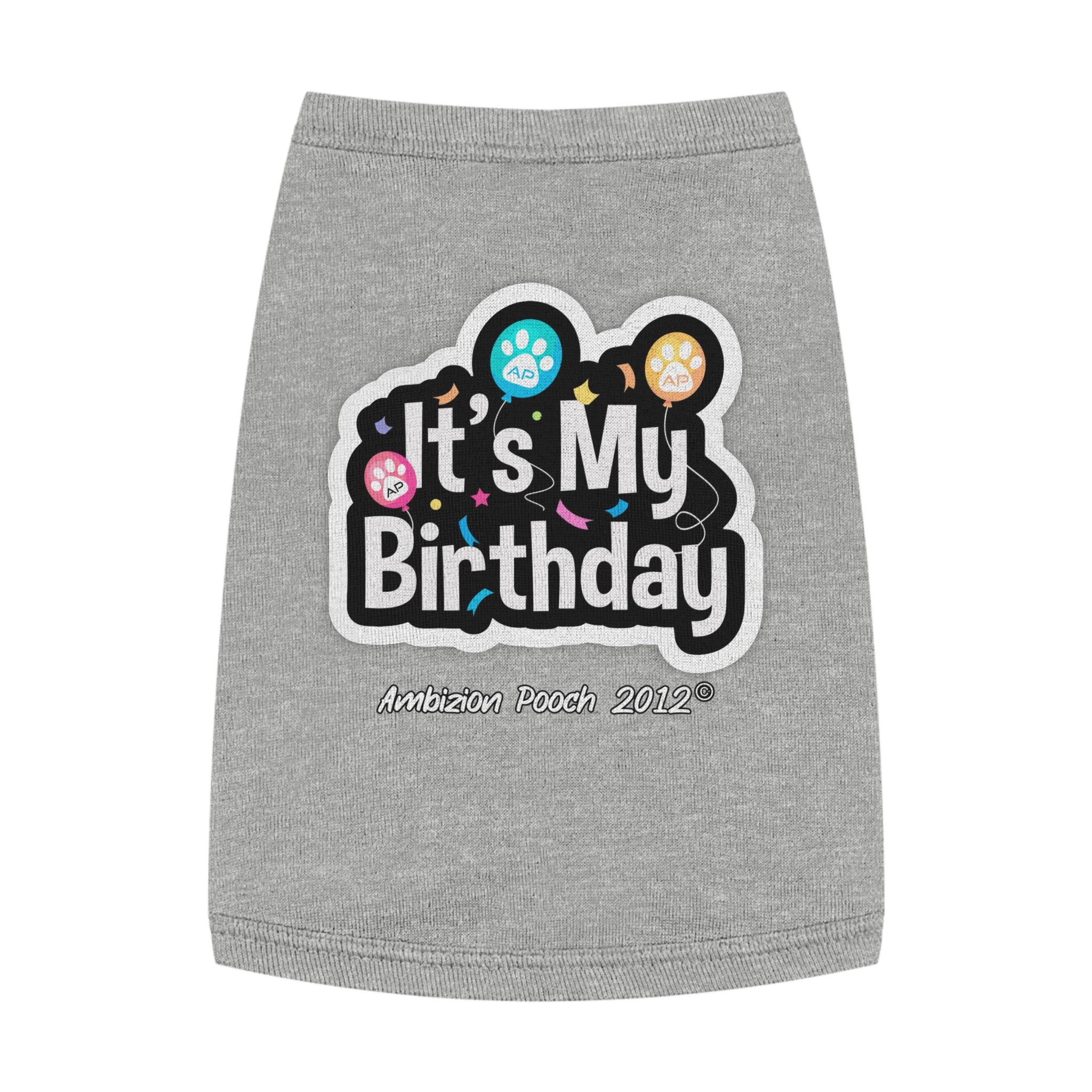 It's My Birthday Pet Tank Top - Fun & Festive