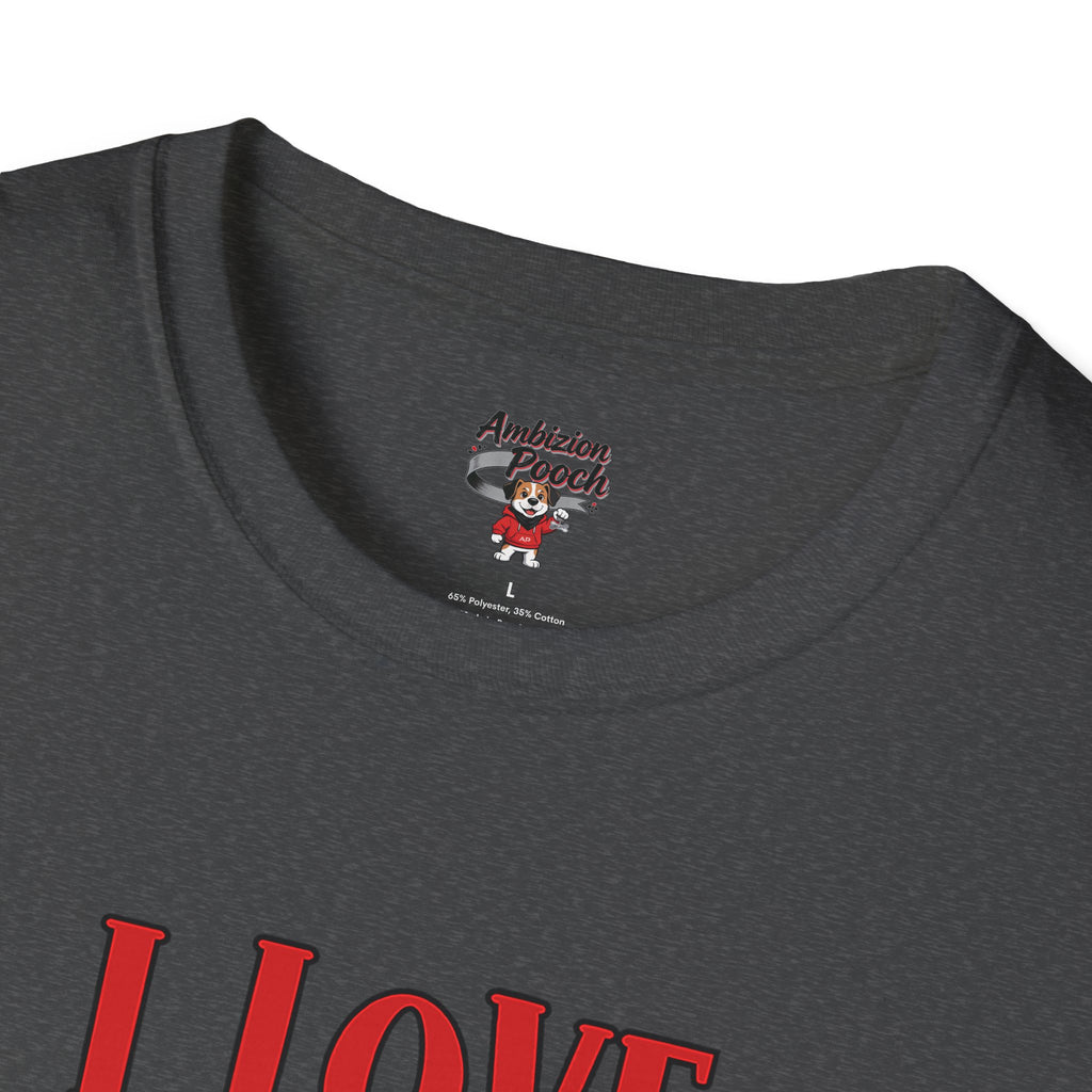 I Love Dogs More Than Humans Unisex Softstyle T-Shirt