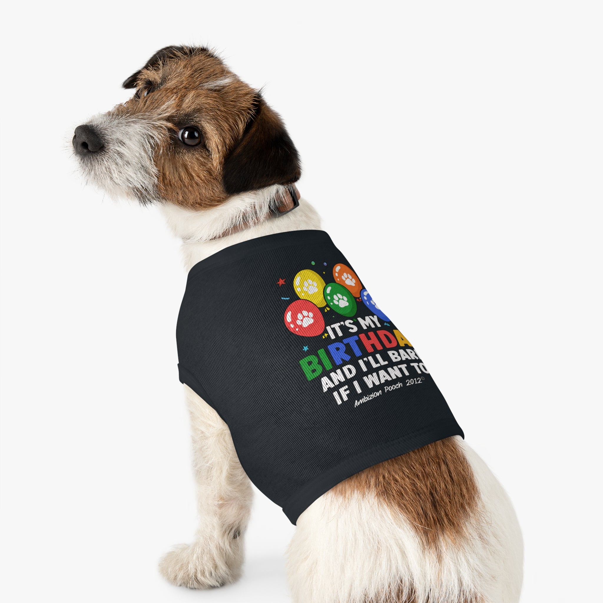 It's My Birthday and I'll Bark if I Want To Doggy Tank Top