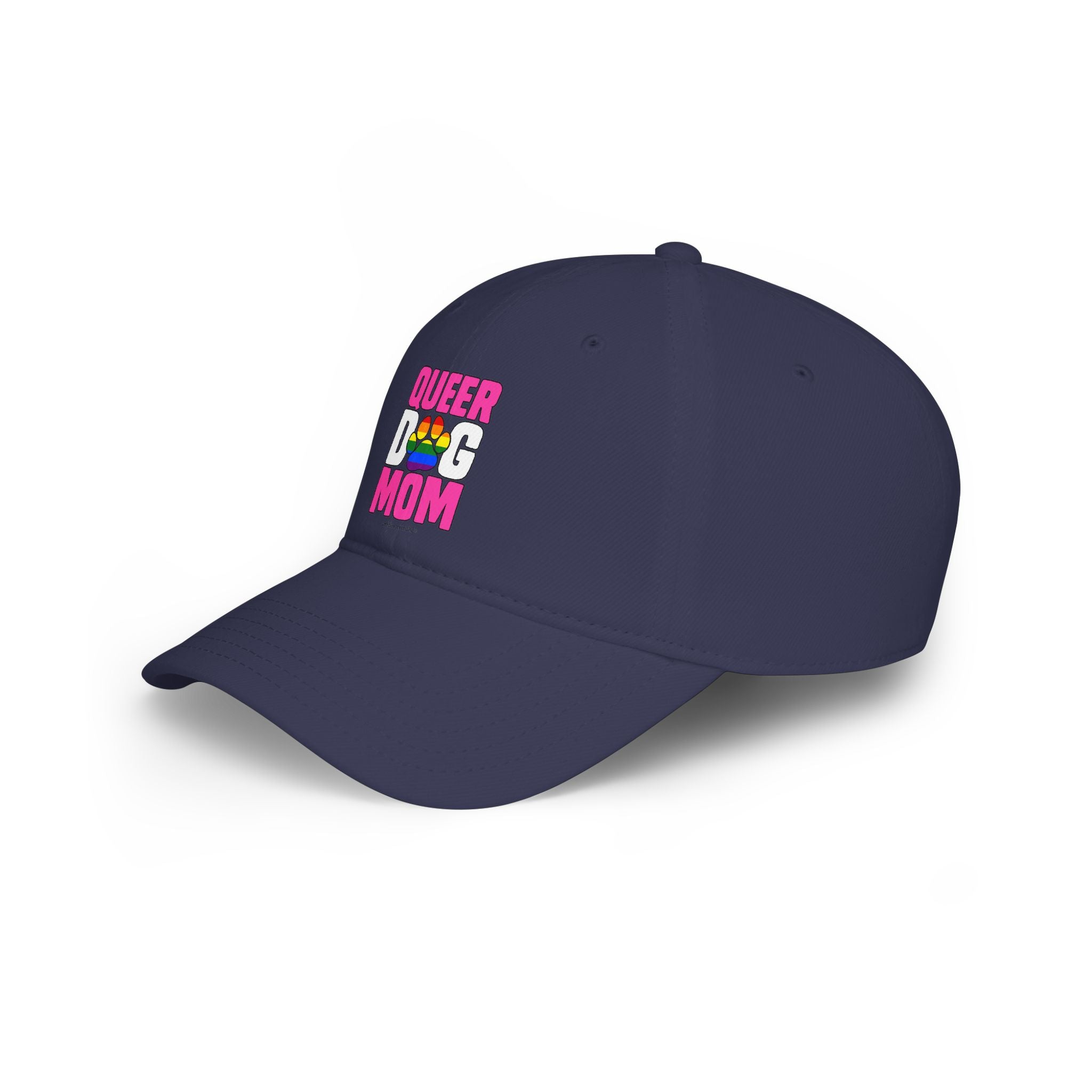 Queer Dog Mom Low Profile Baseball Cap