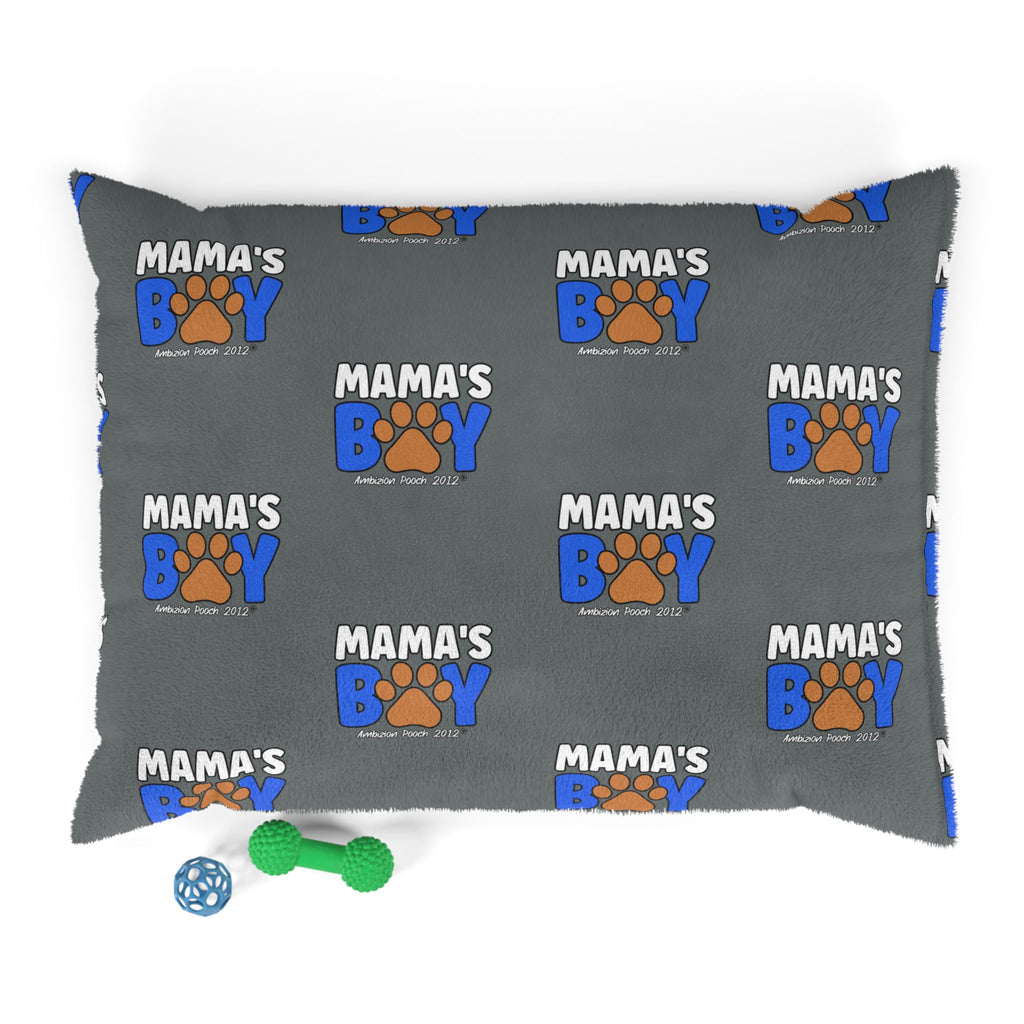 Mama's Boy Monogram Pet Bed
