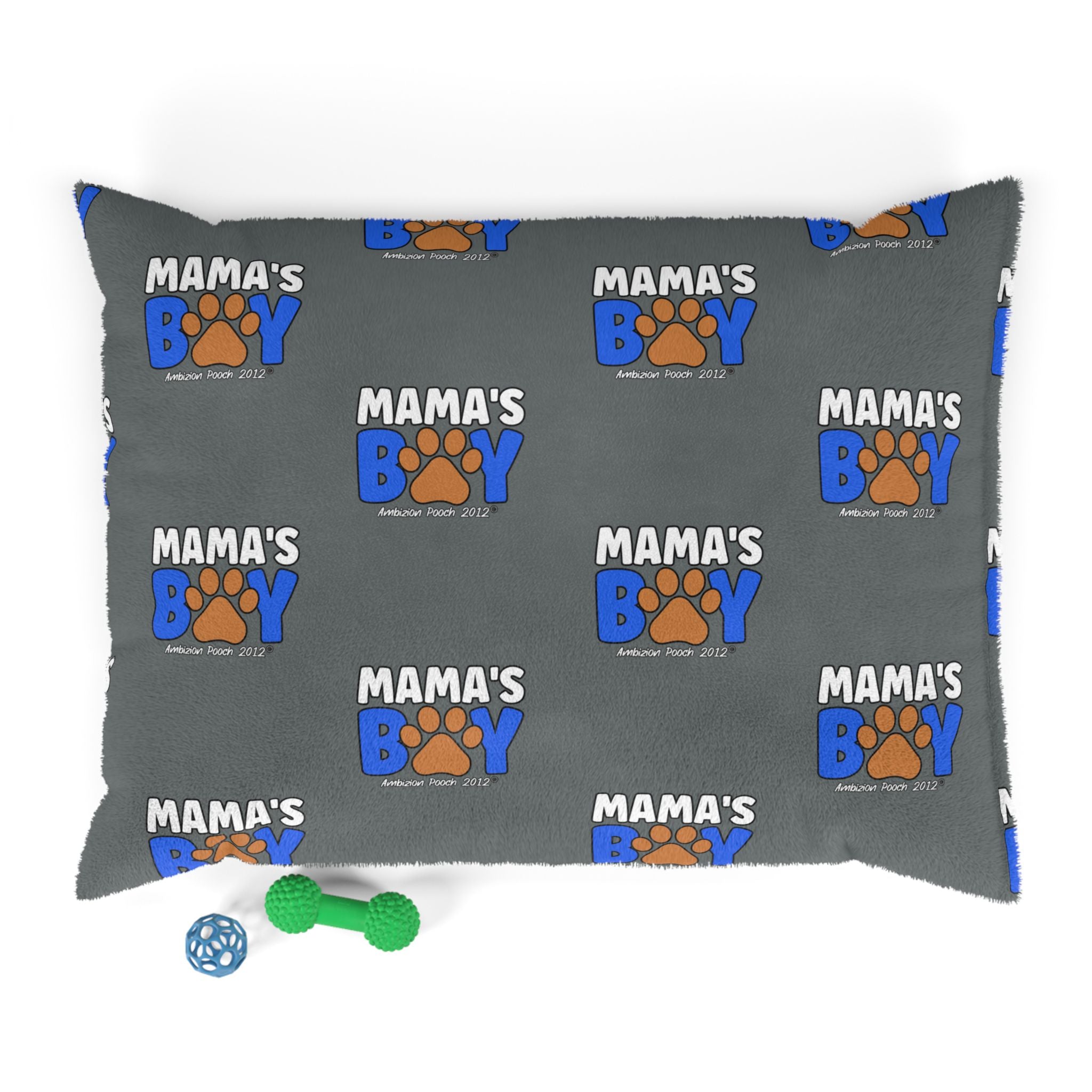 Mama's Boy Monogram Pet Bed