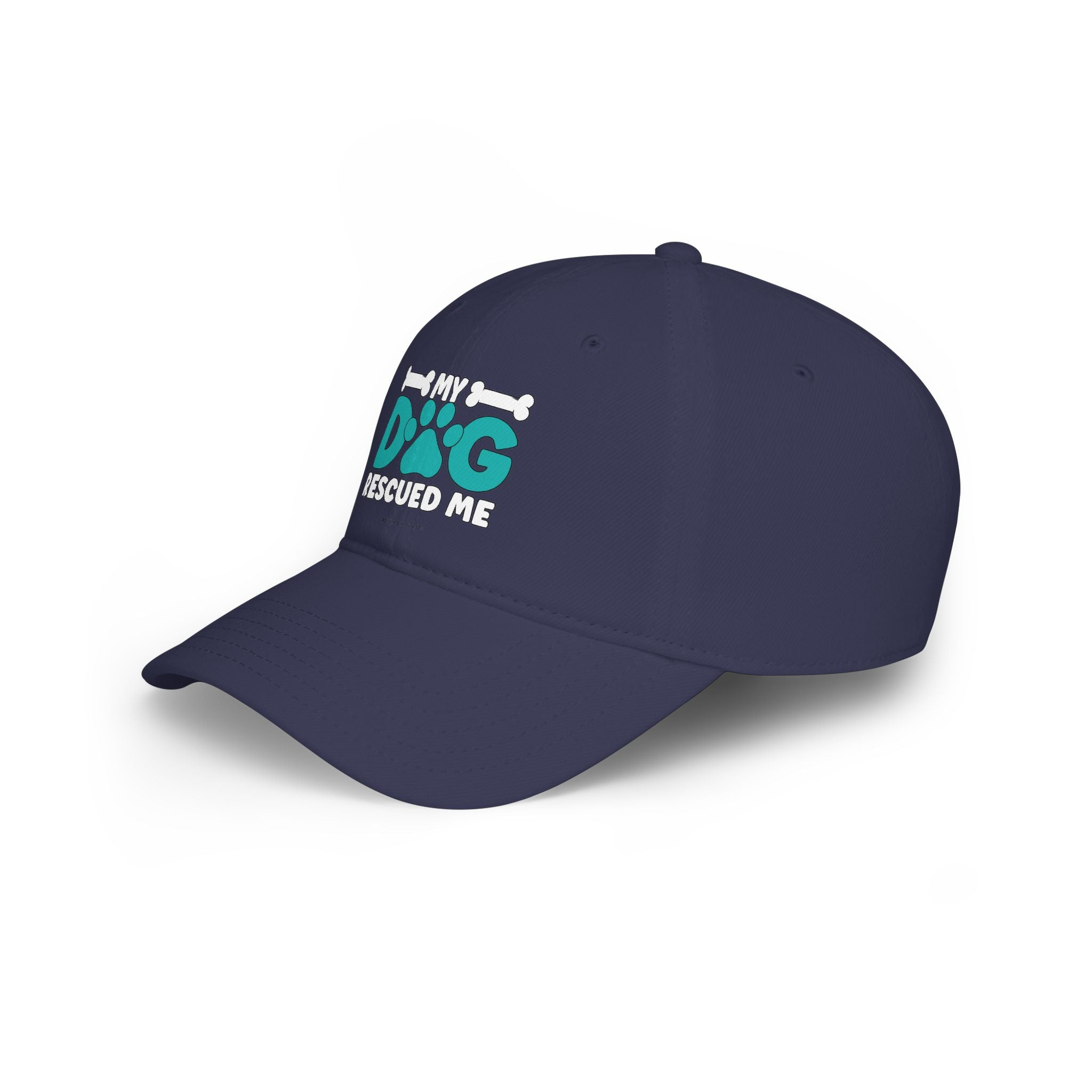 My Dog Rescued Me Low Profile Baseball Cap