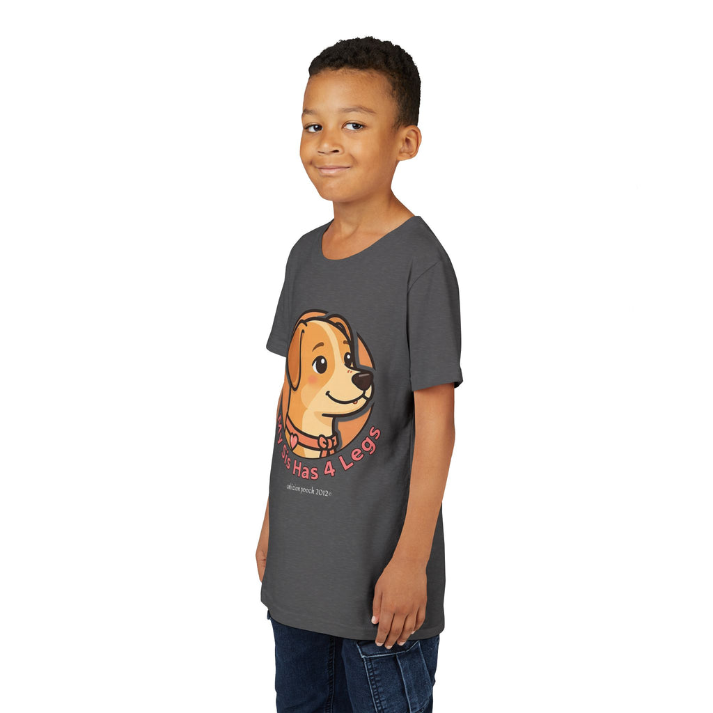"My Sis Has 4 Legs" Kids Tee
