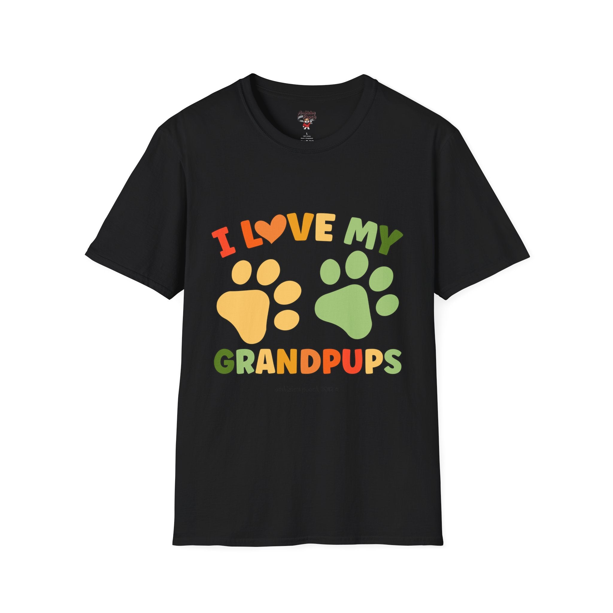 I Love My Grandpups Unisex Softstyle T-Shirt