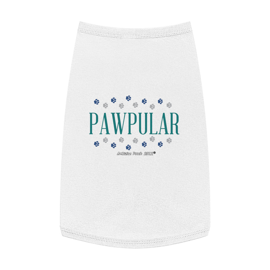"Pawpular" Doggy Tank Top — "Invisible" (Pet & Parent Matching)
