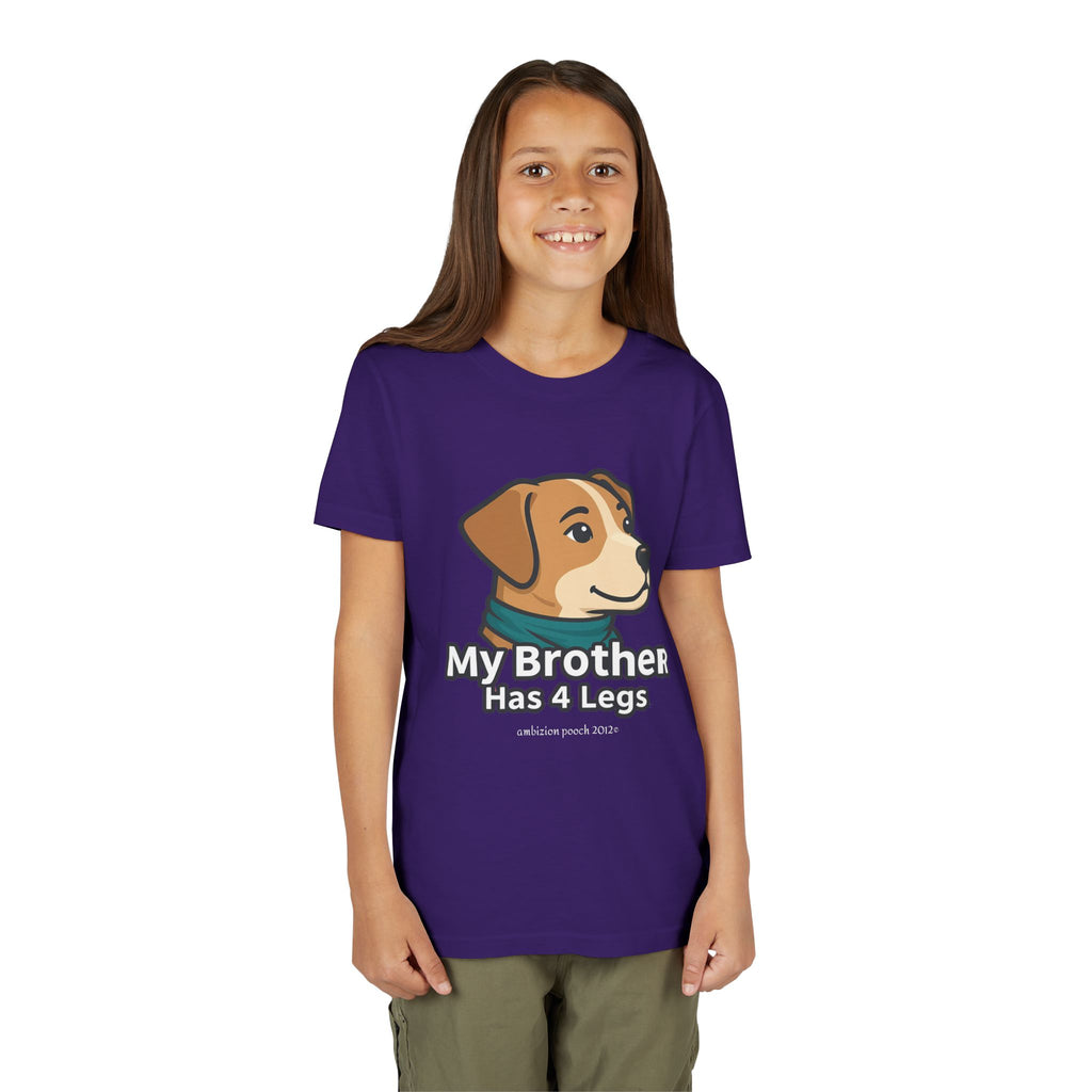 "My Bro Has 4 Legs" Kids Tee