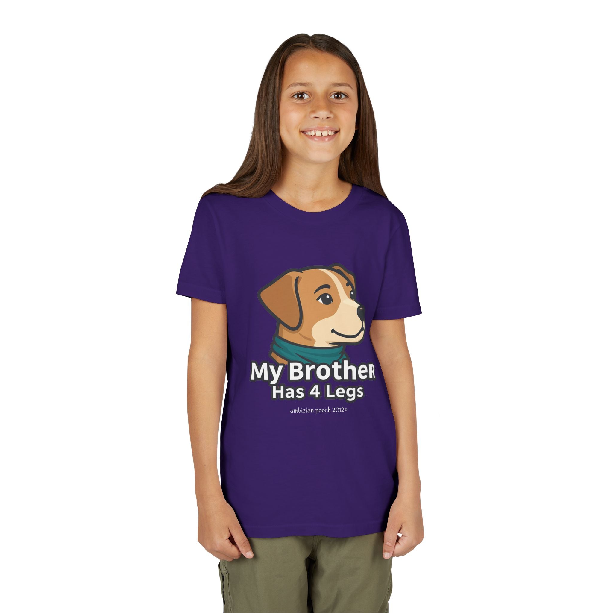 "My Bro Has 4 Legs" Kids Tee